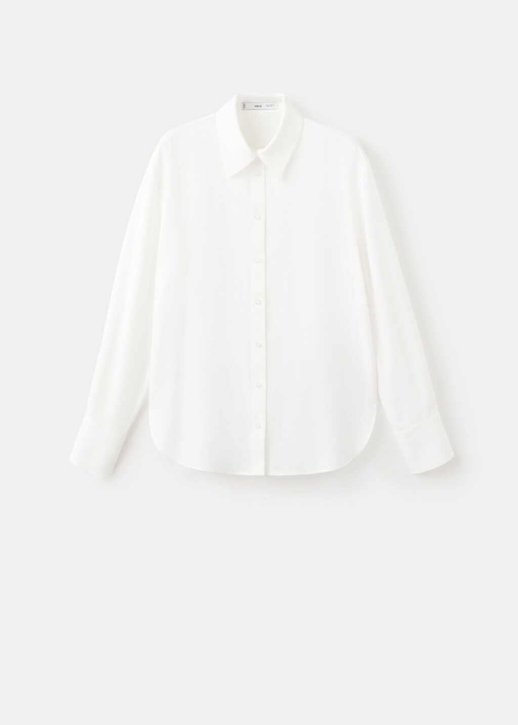 Straight lyocell shirt - image 2