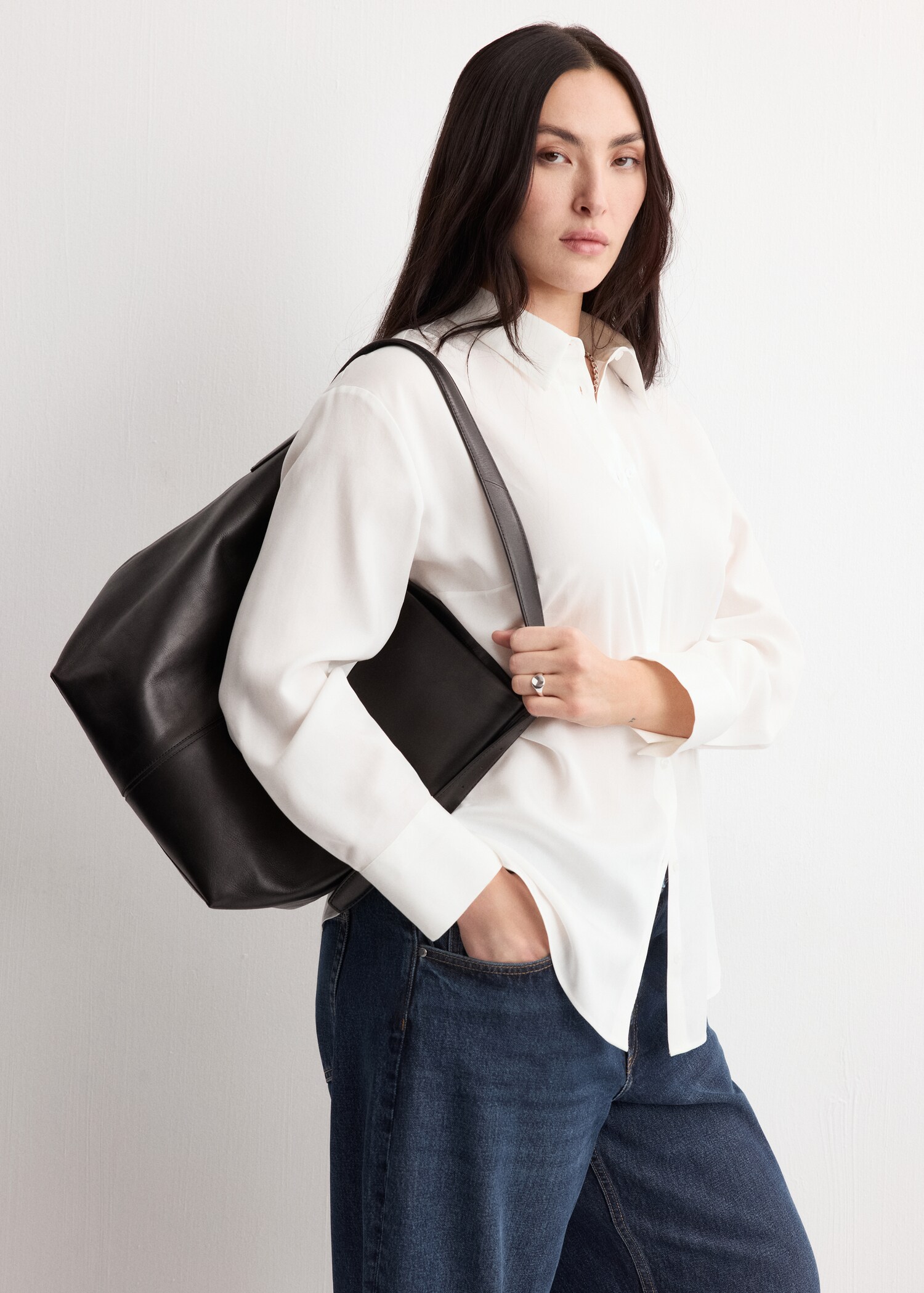 Recht overhemd van lyocell - Detail van het artikel 5