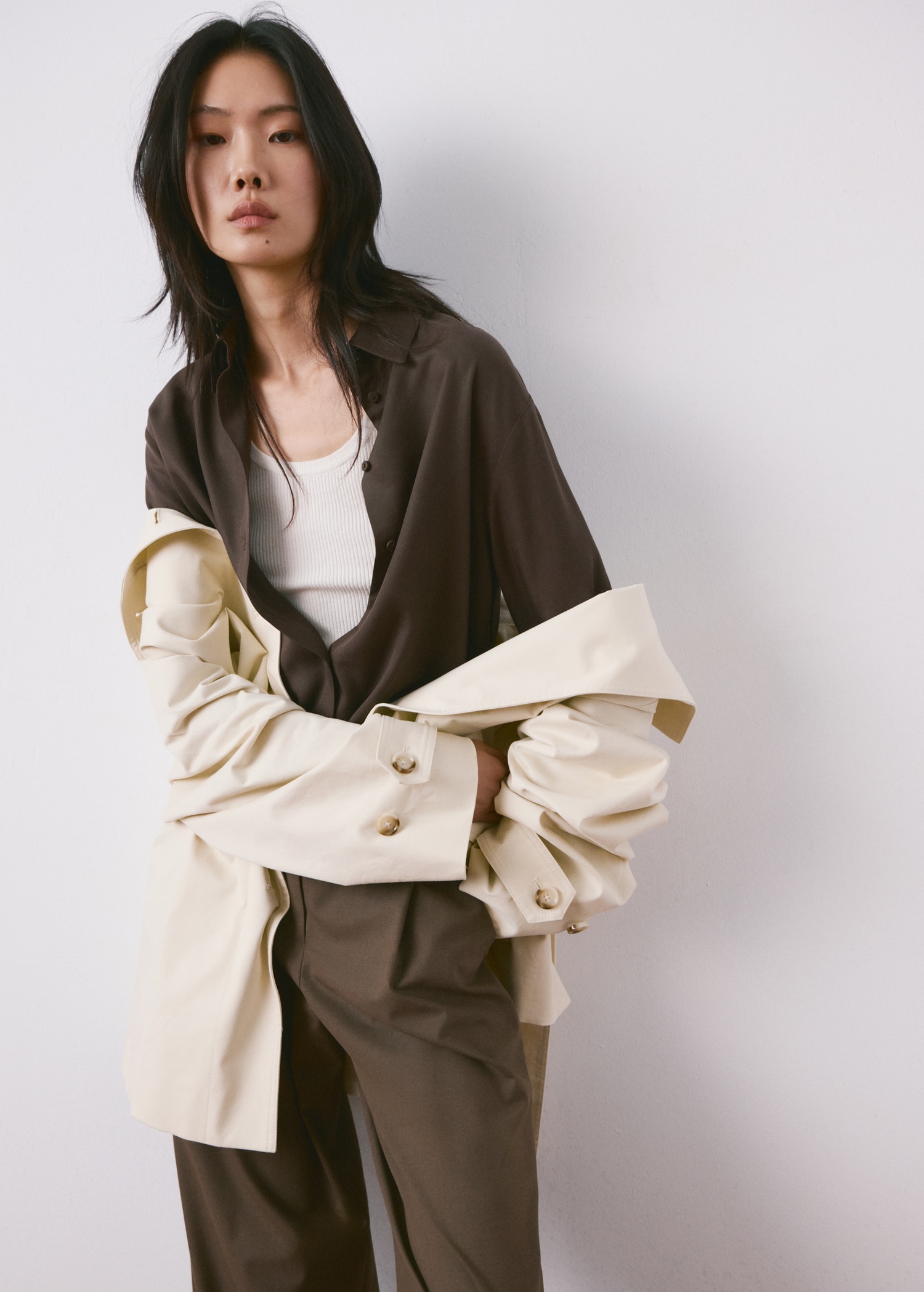 Recht overhemd van lyocell - Detail van het artikel 2