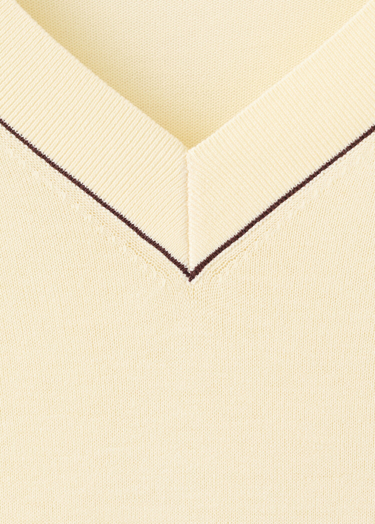 Pull-over maille col en V - Détail de l'article 8