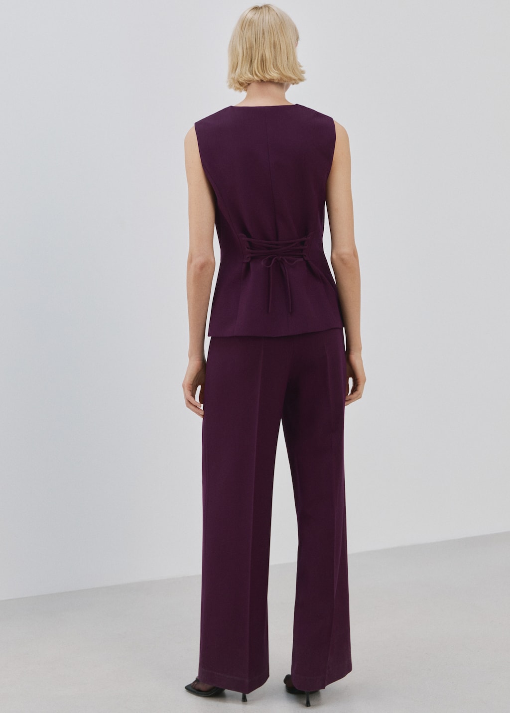 Mango Long suit-style jumpsuit