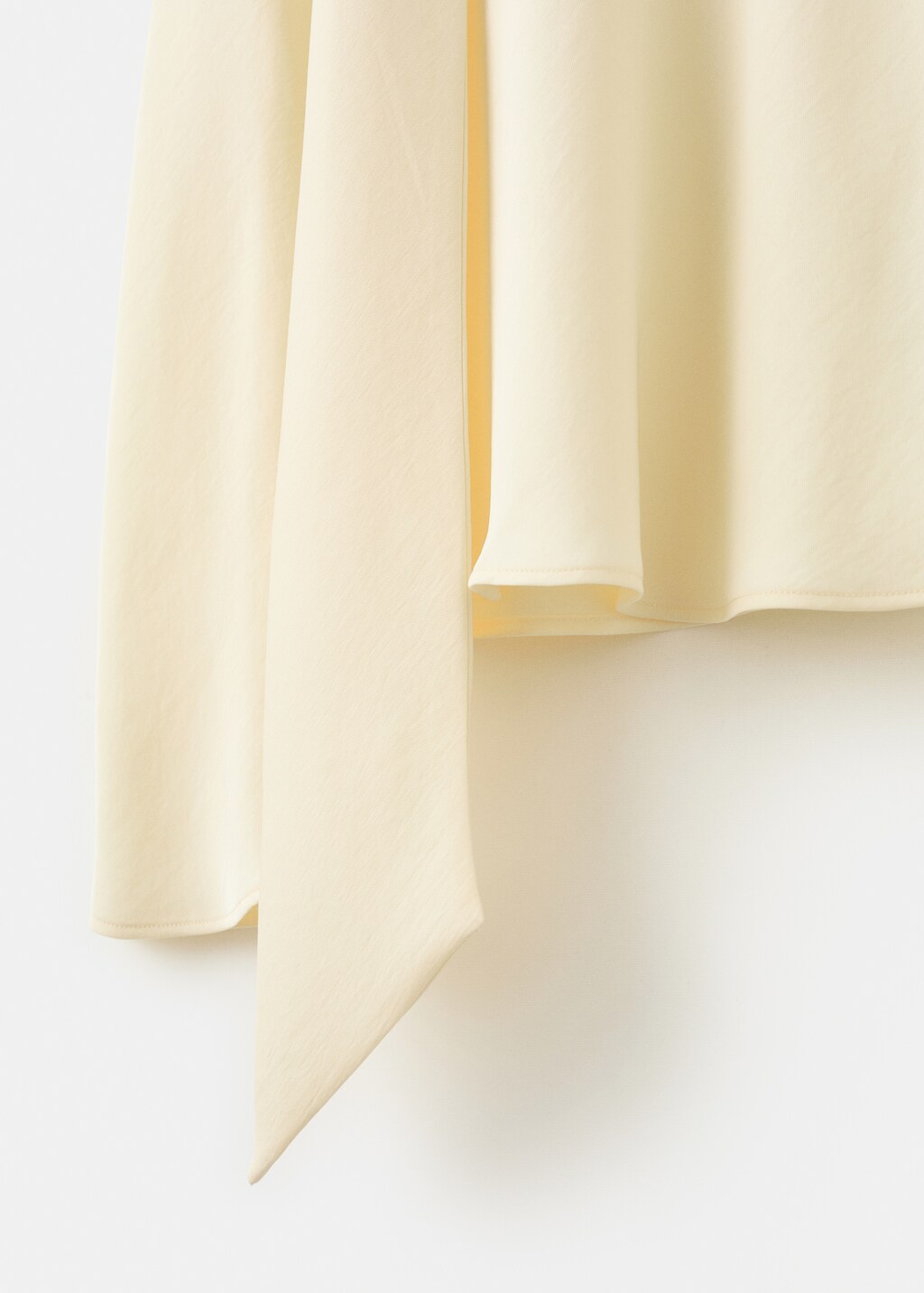 Scarf blouse with openings - image 4