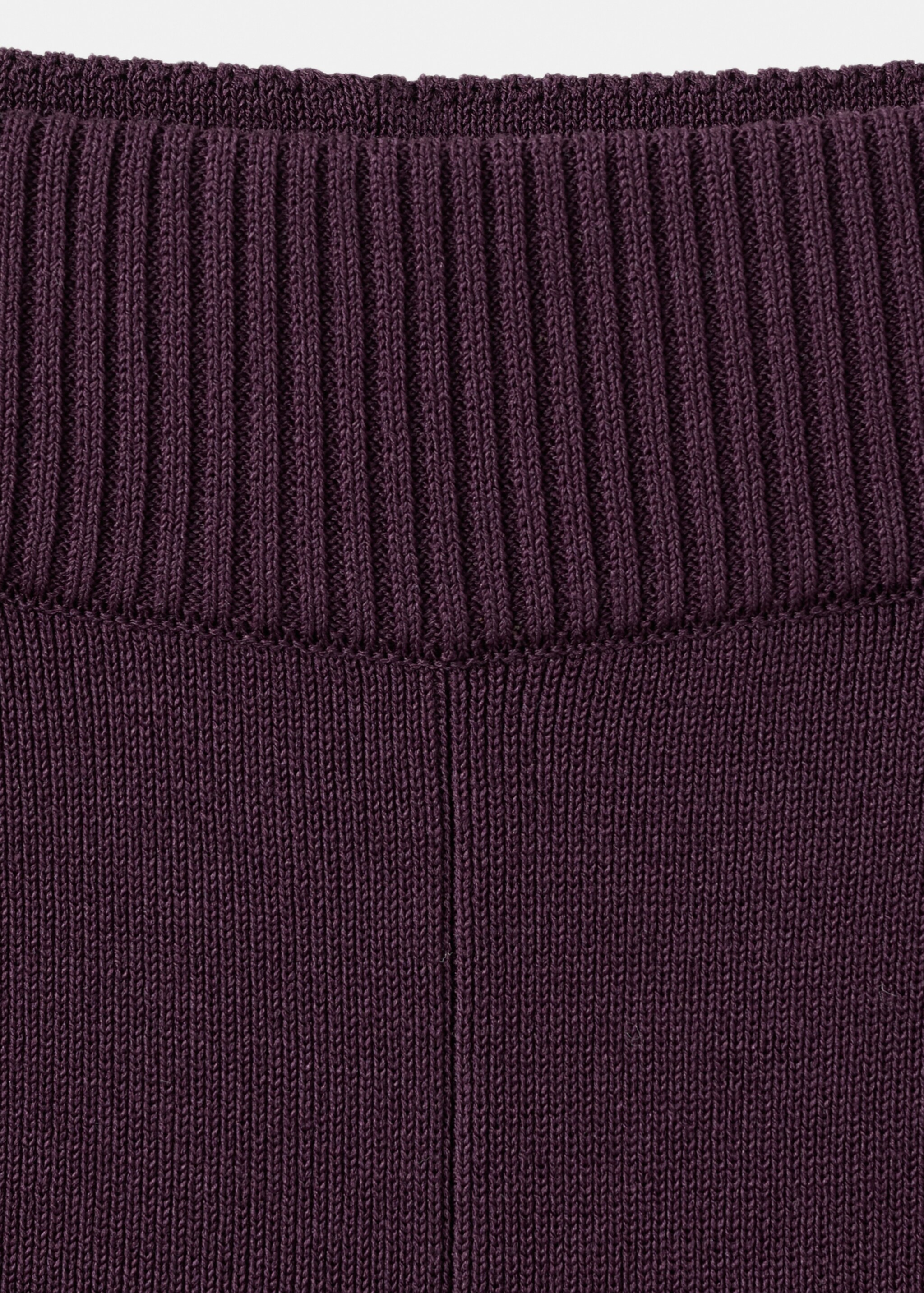 Pantalon maille rayure contrastante - Détail de l'article 8, Lie de vin. Ref: 27094090-00.