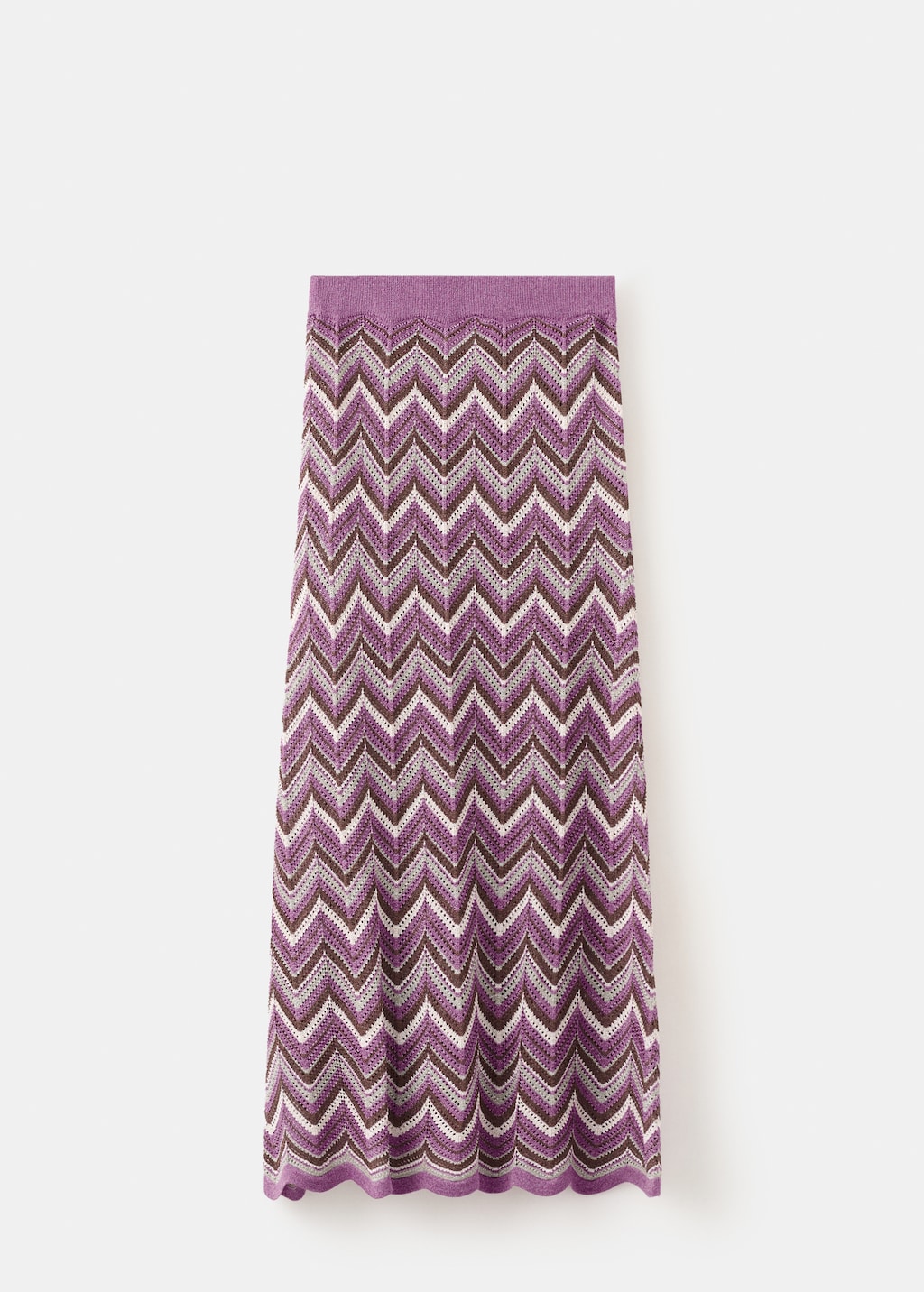 Flared knitted skirt - image 3