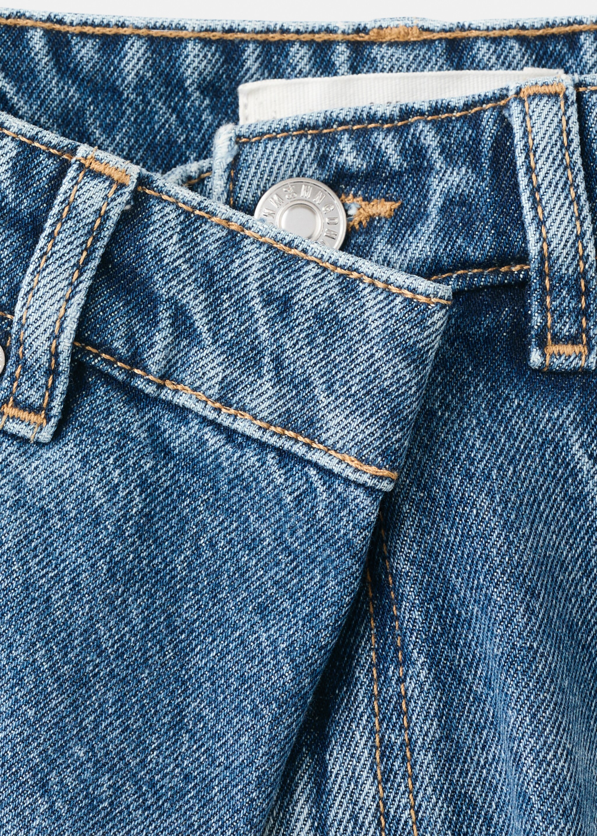 Mid-rise balloon jeans - Details of the article 0, Medium Blue. Ref: 27094094-00.