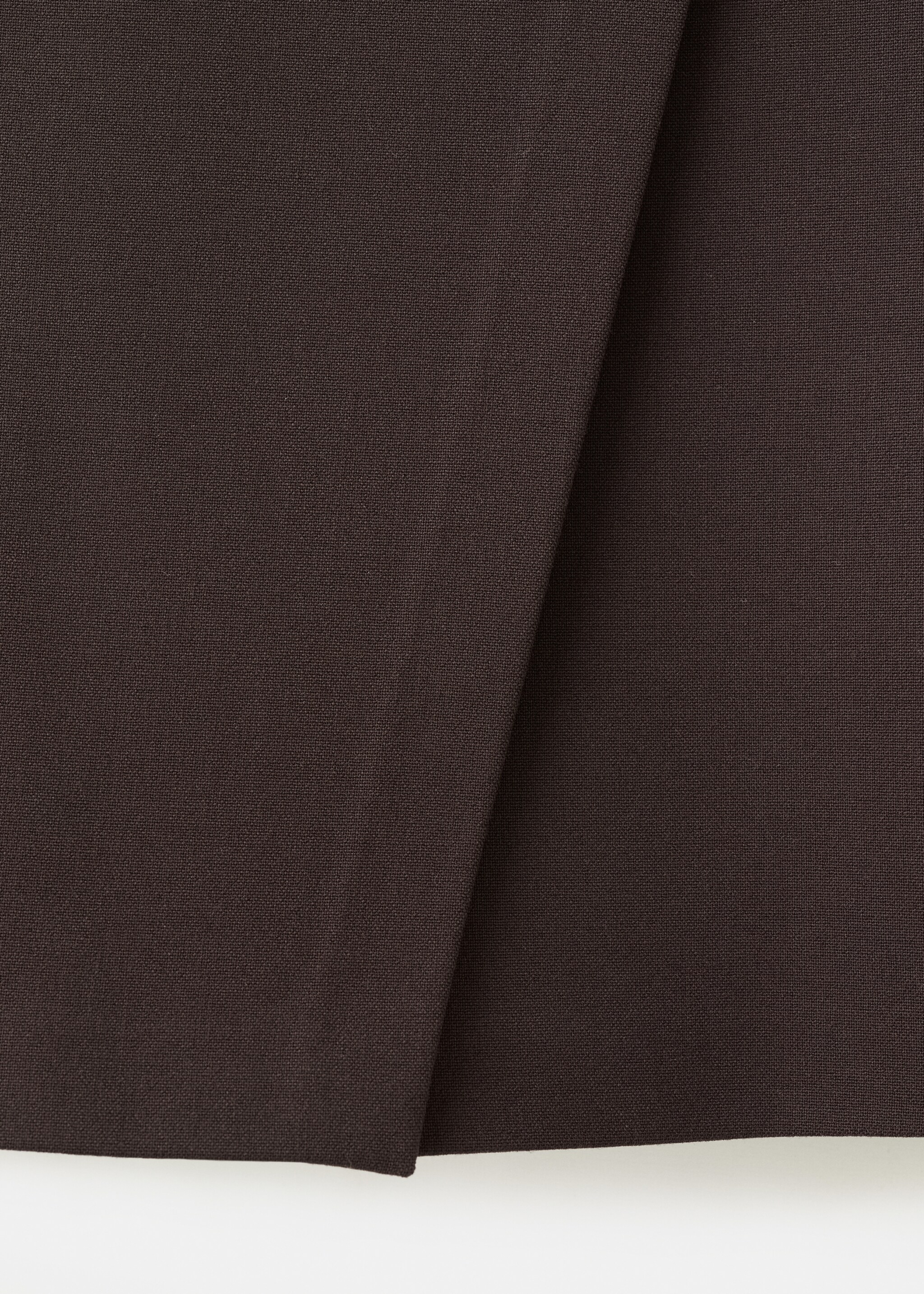 Wrapped skort - Details of the article 0, Chocolate. Ref: 27094095-00.