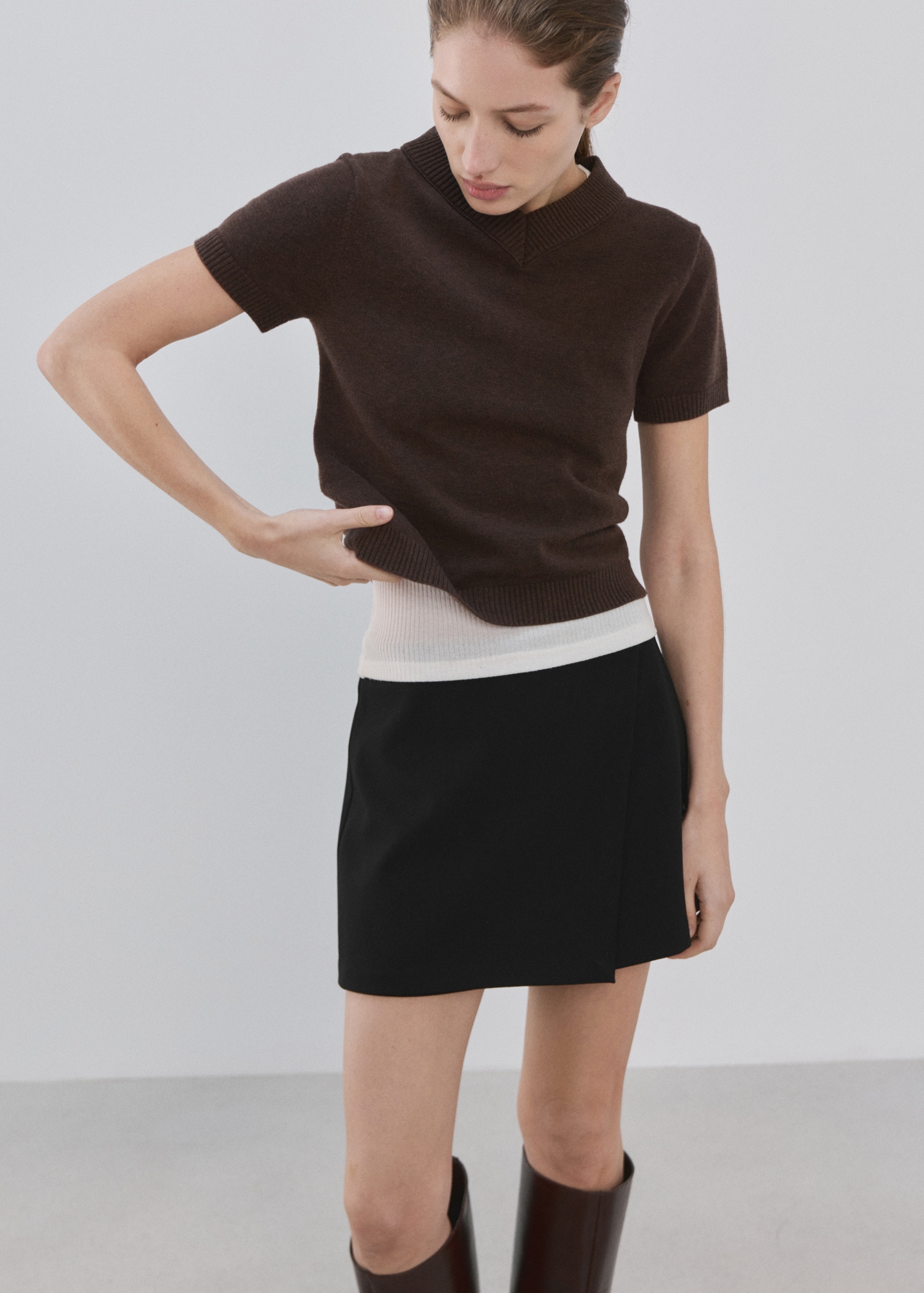 Wrapped skort - Medium plane