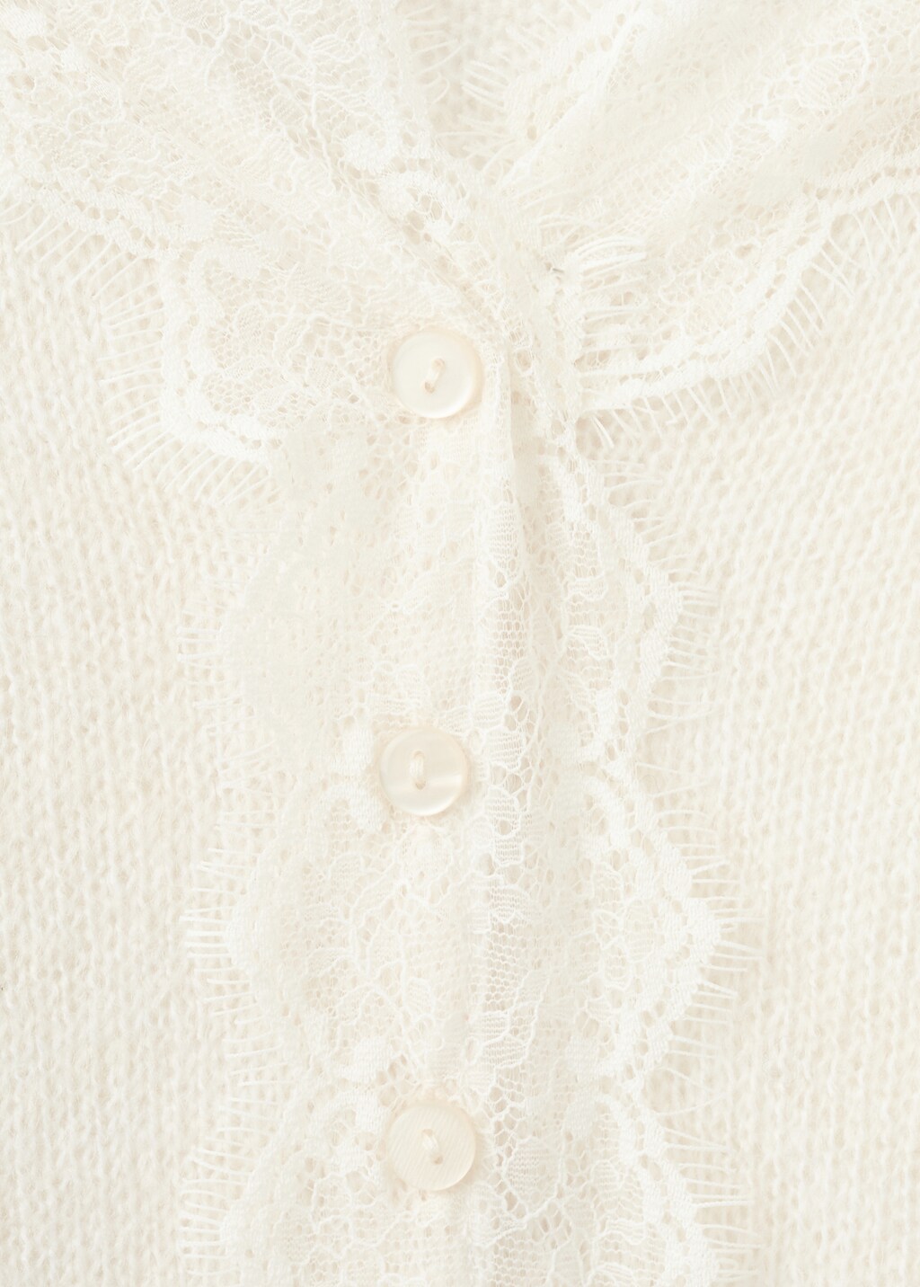 Mango Lace knit cardigan