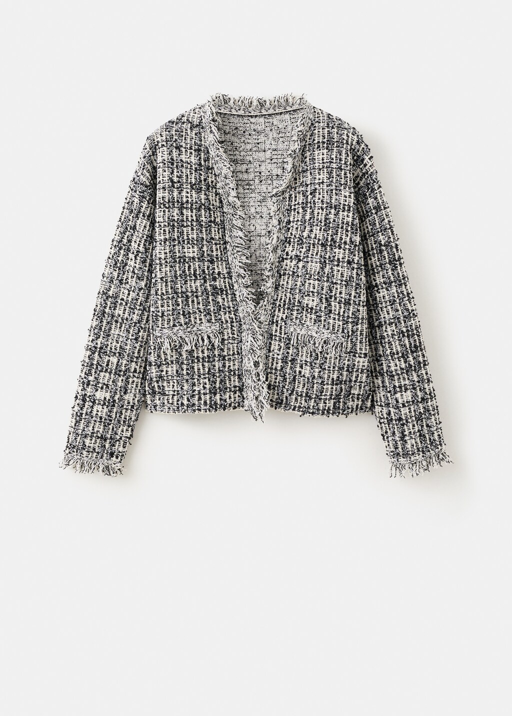 Mango Oversized tweed jacket