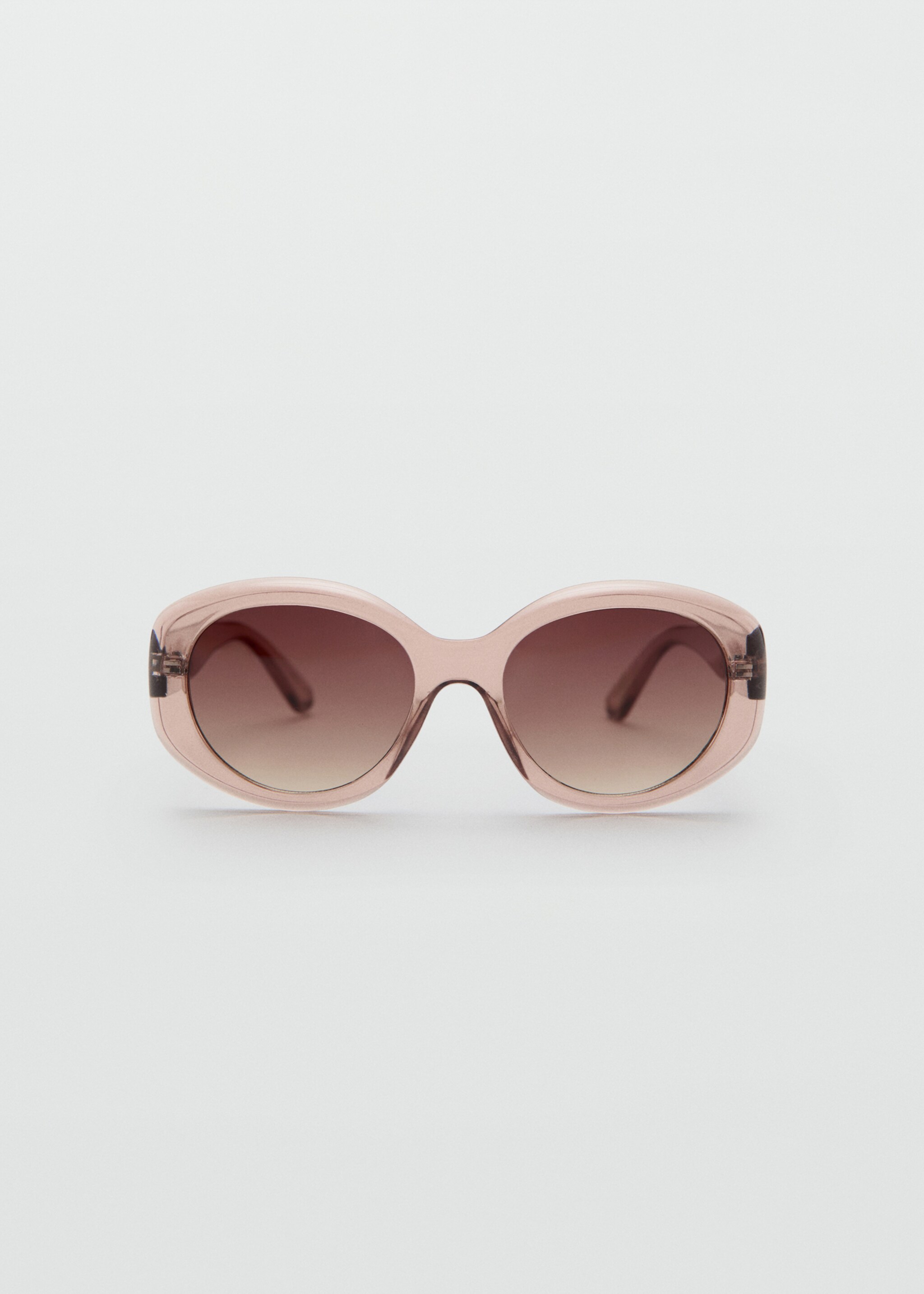 Squared frame sunglasses - Article without model, Peach. Ref: 27094404-00.
