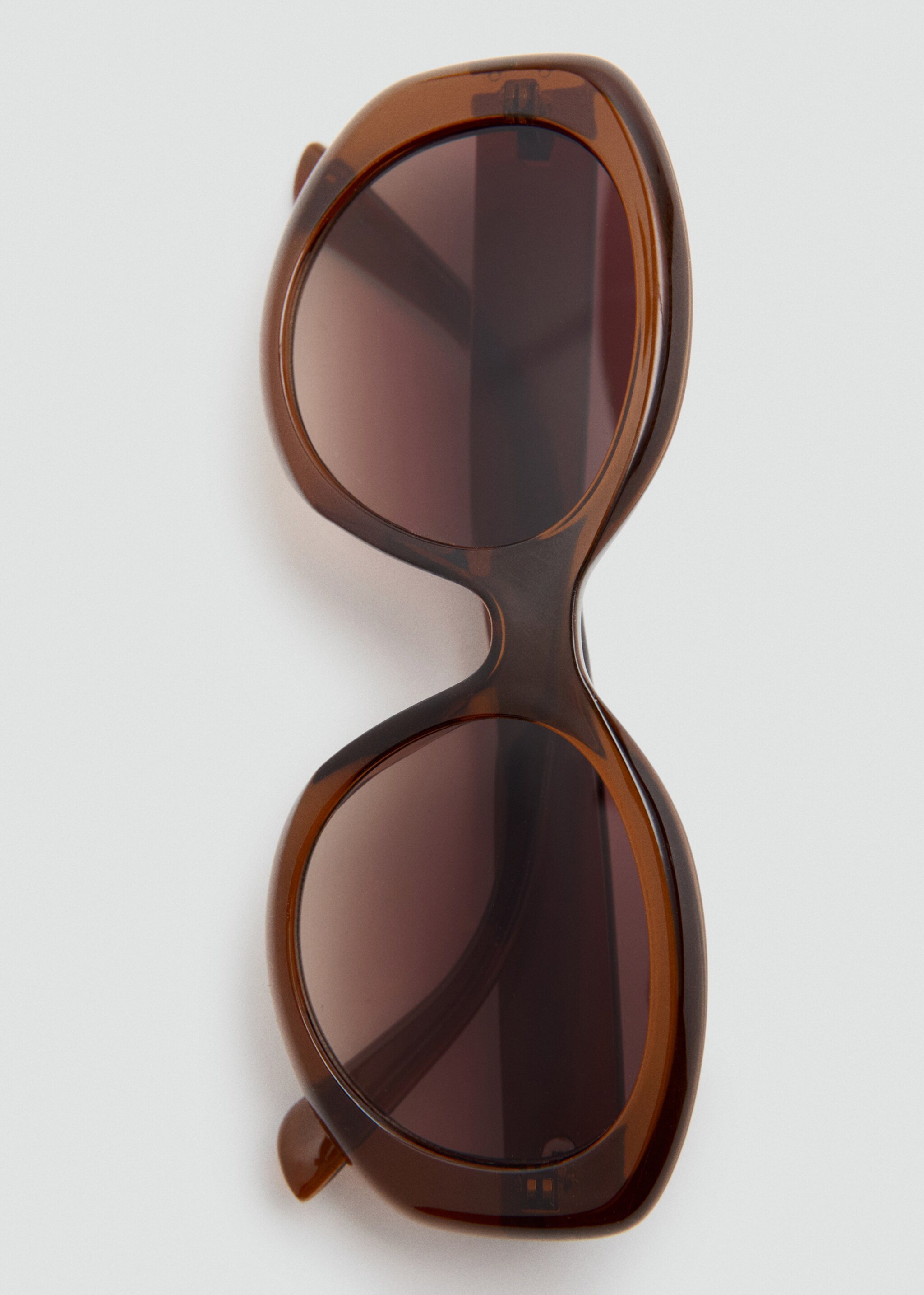 Squared frame sunglasses - Details of the article 2, Brown. Ref: 27094404-00.