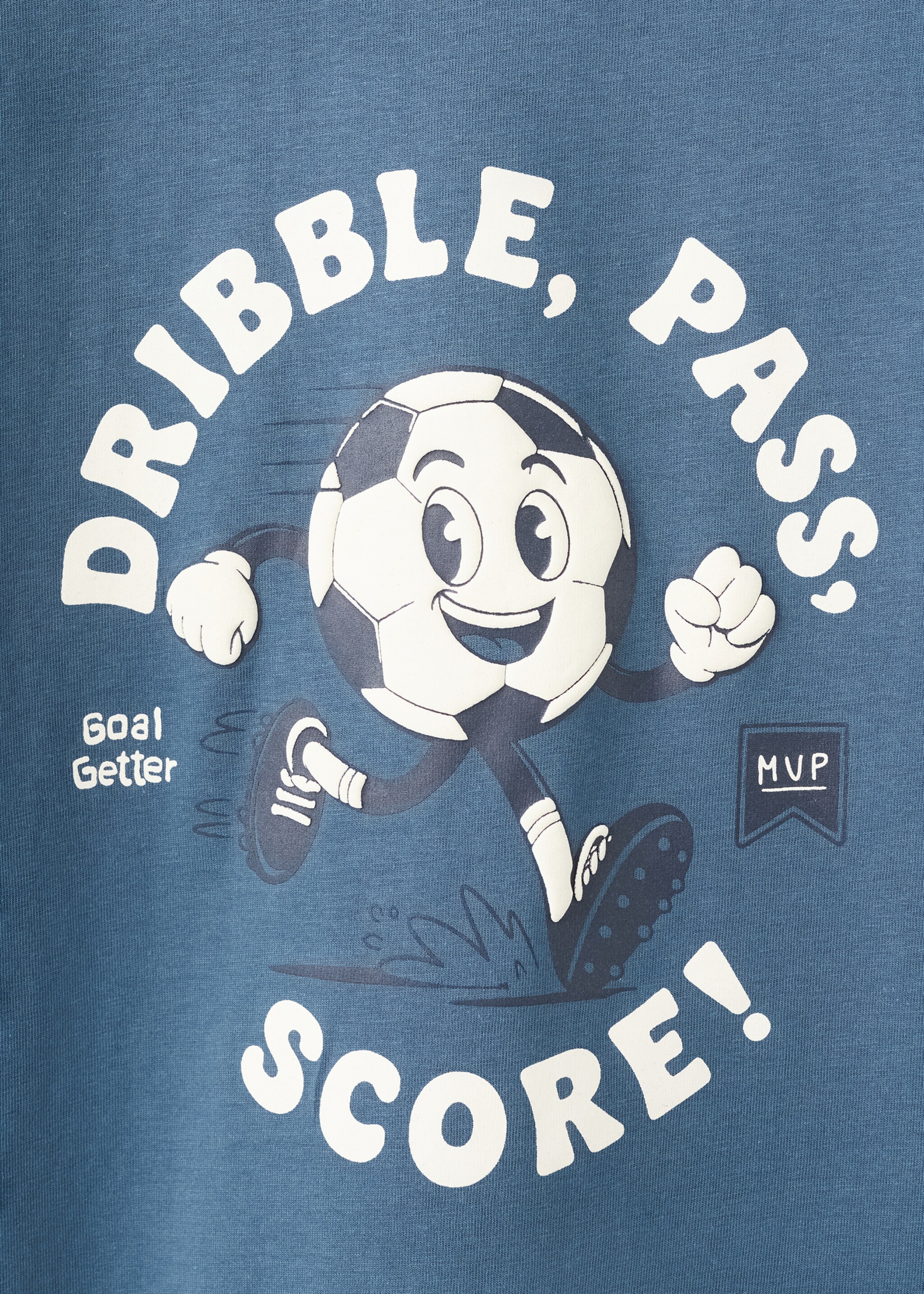 Printed cotton-blend t-shirt - Details of the article 8, Blue. Ref: 27094410-00.