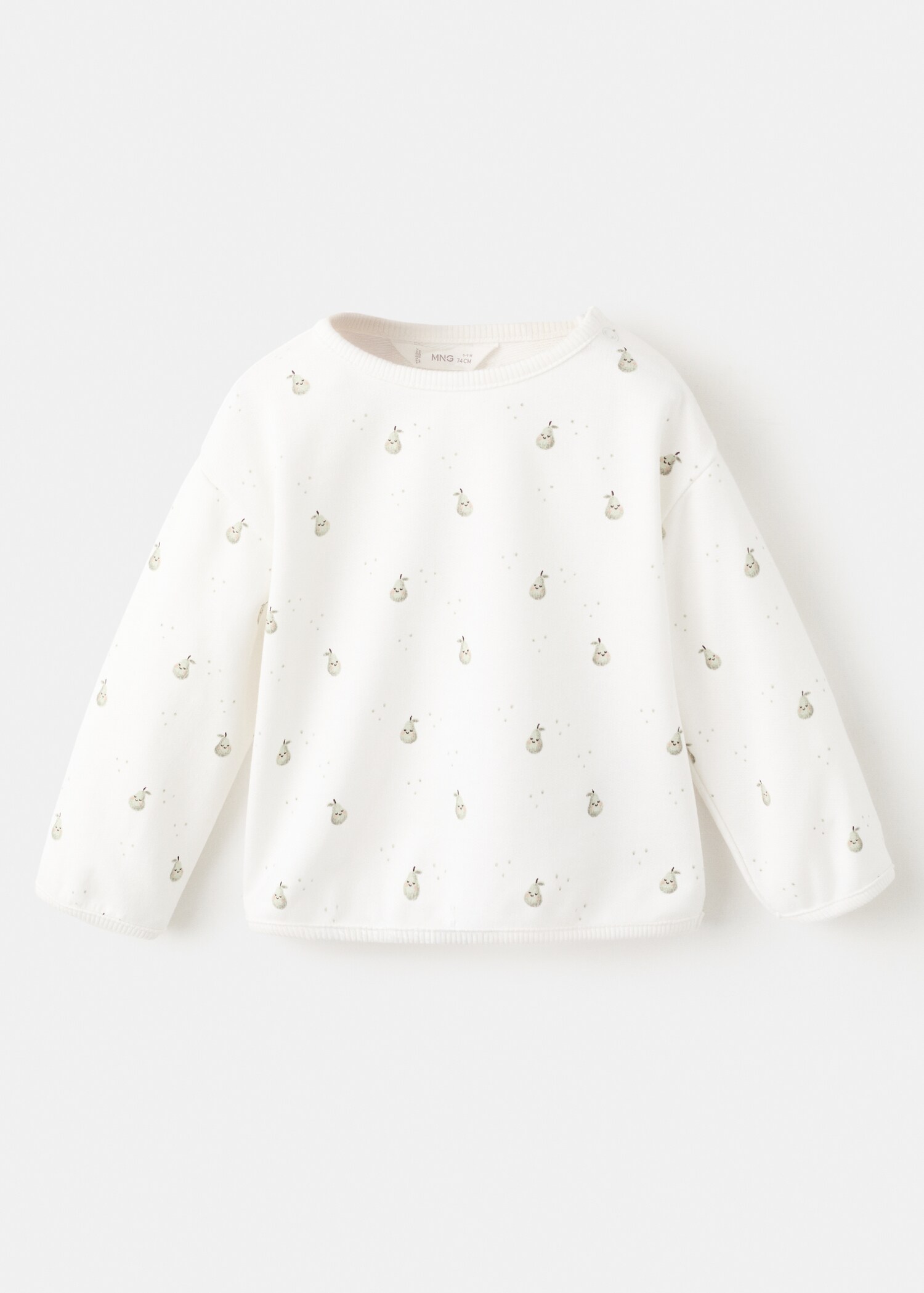 Sweat-shirt coton imprimé - Article sans modèle