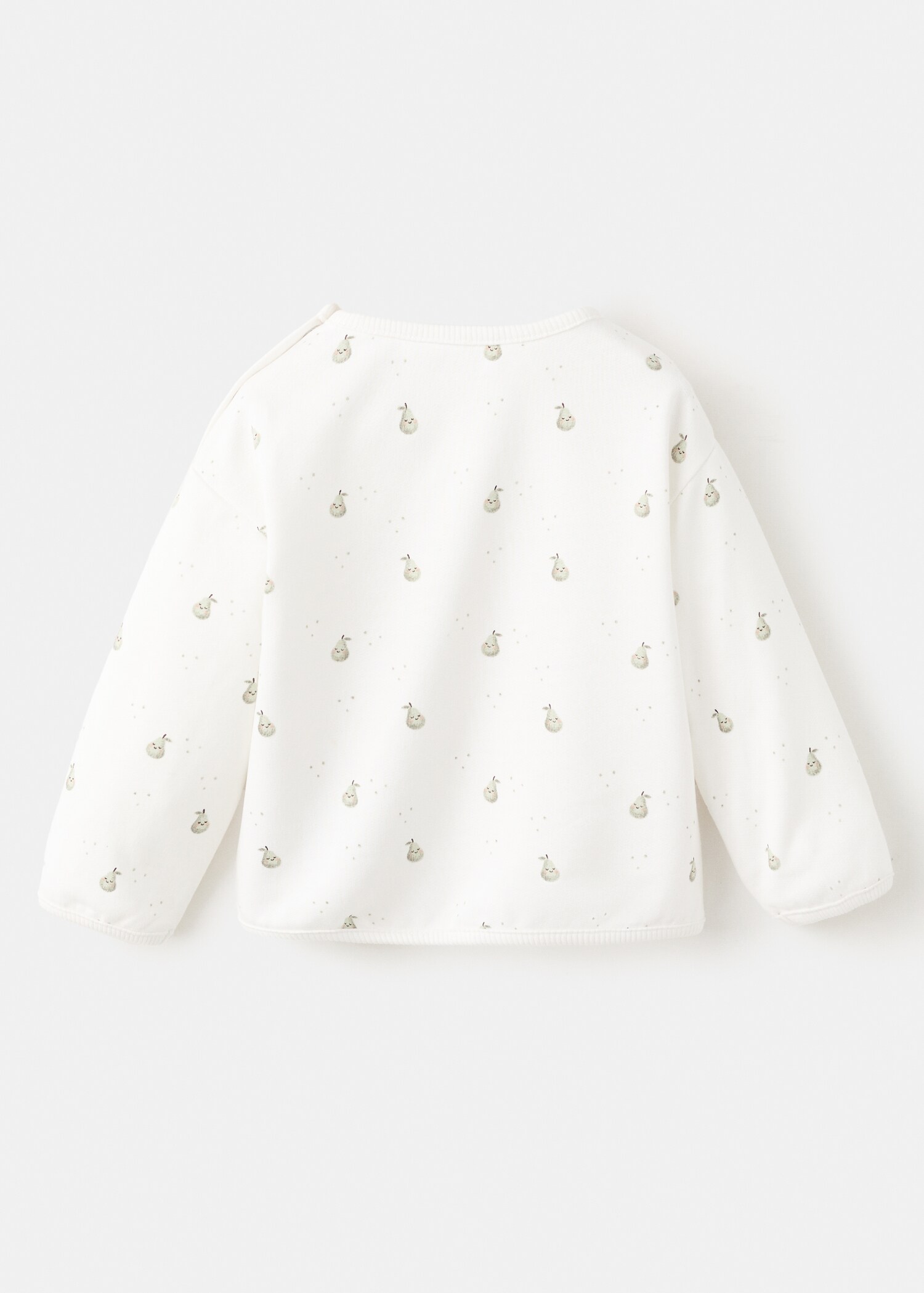 Sweat-shirt coton imprimé - Verso de l’article