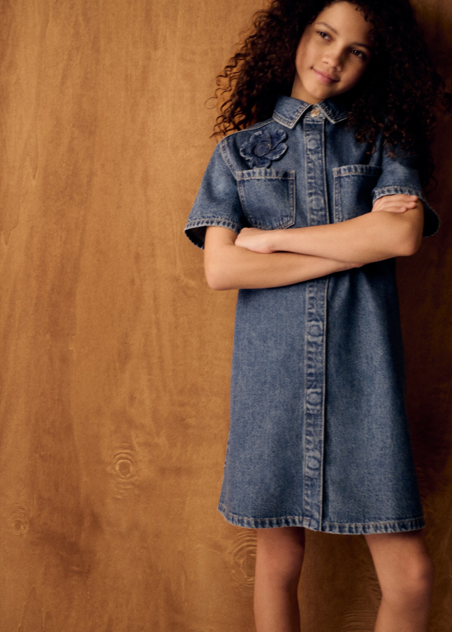Denim midi-dress - Details of the article 5