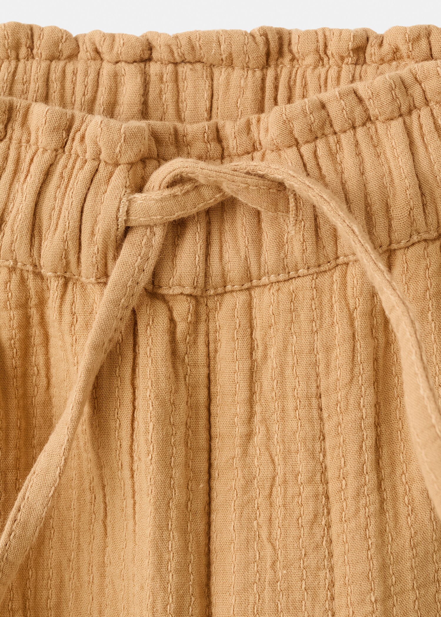 بنطلون مطرز بنقشة نسيج - تفاصيل المنتج 0