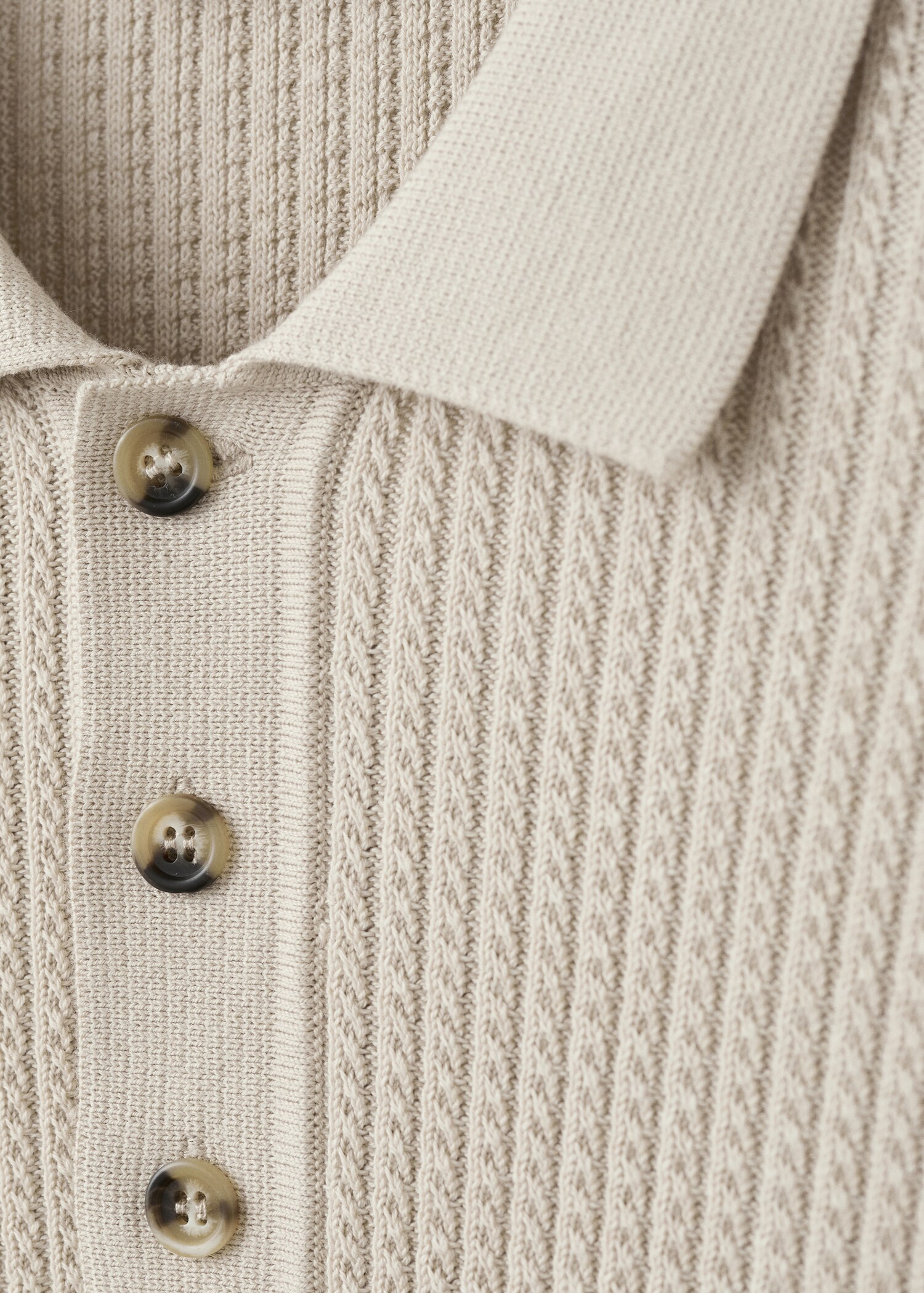 Jersey punto trenzado mezcla algodón - Detalle del artículo 8
