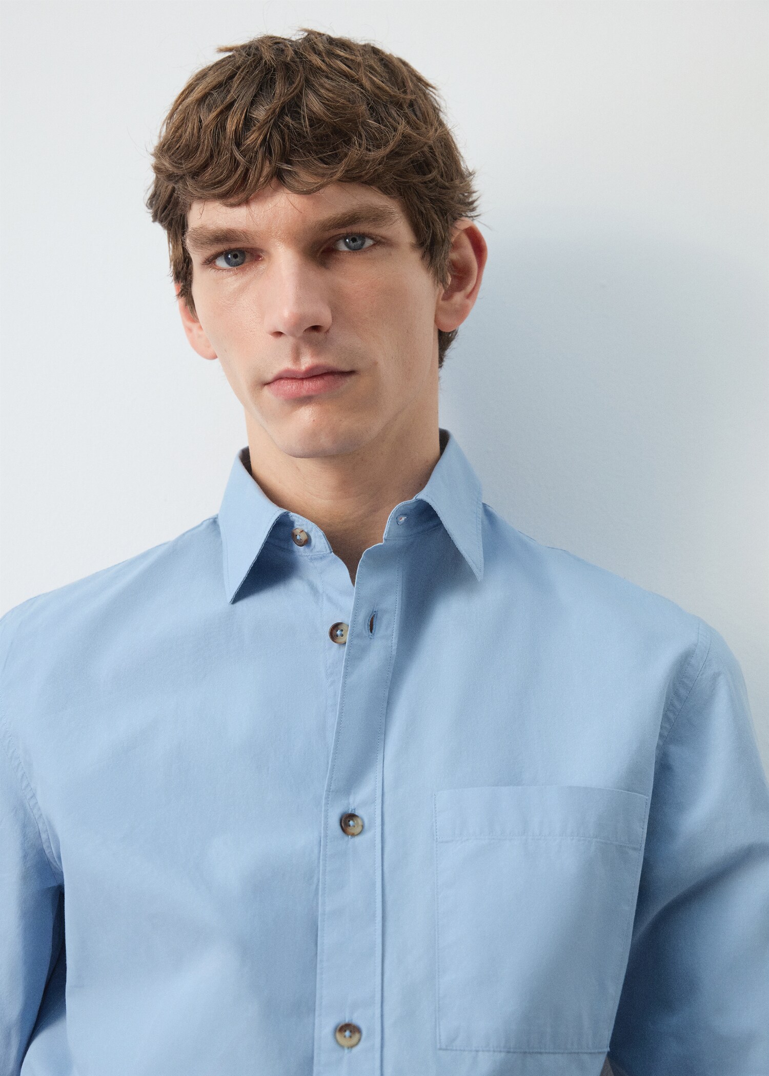 100% cotton relaxed-fit shirt - Details of the article 1