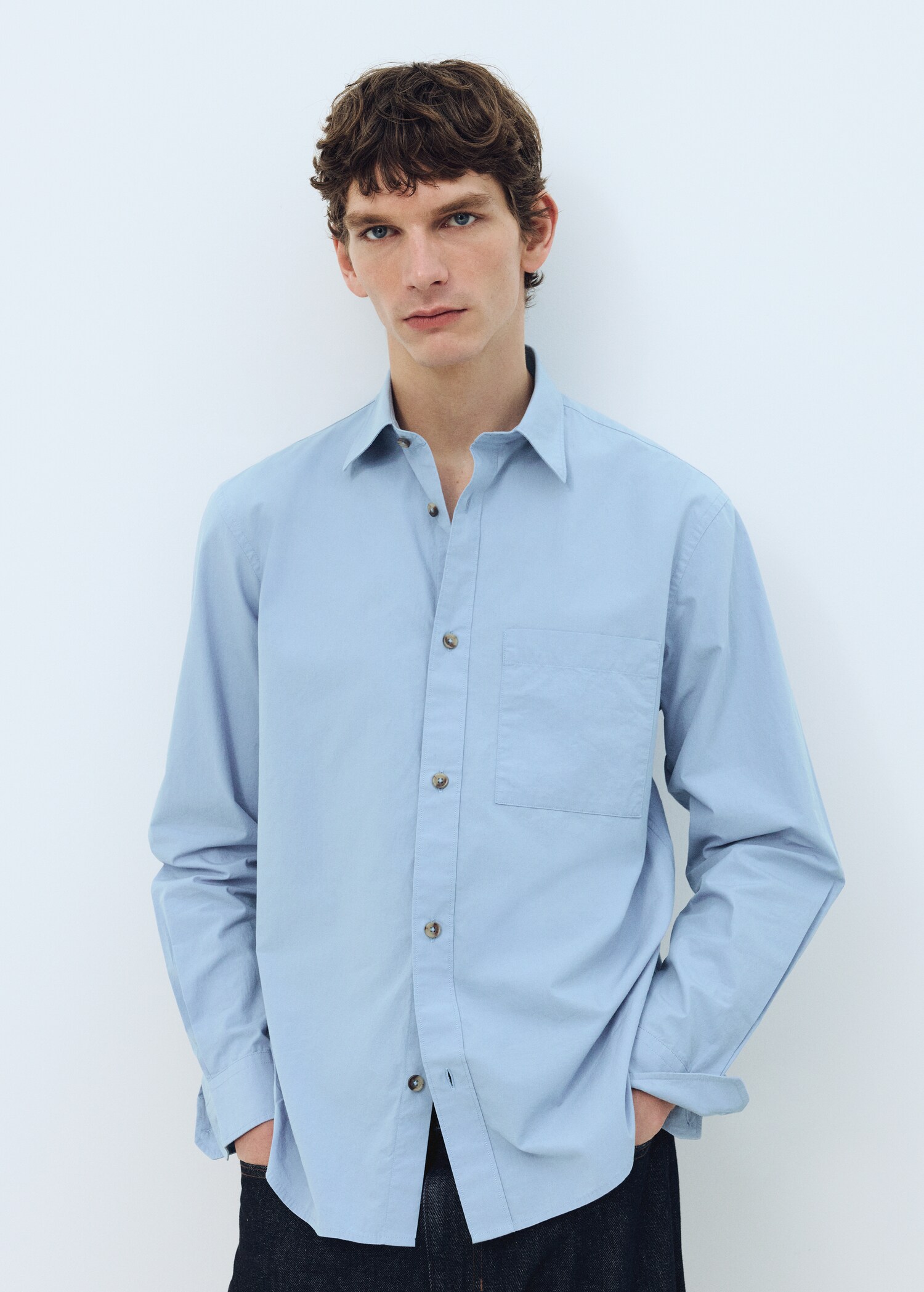 100% cotton relaxed-fit shirt - Details of the article 5