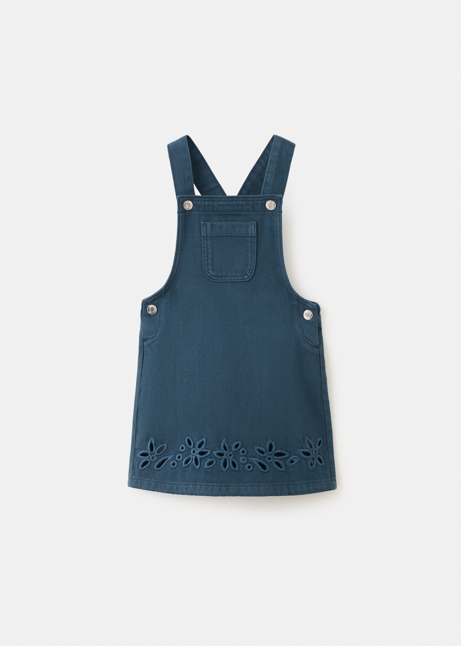 Short denim pinafore - Article without model