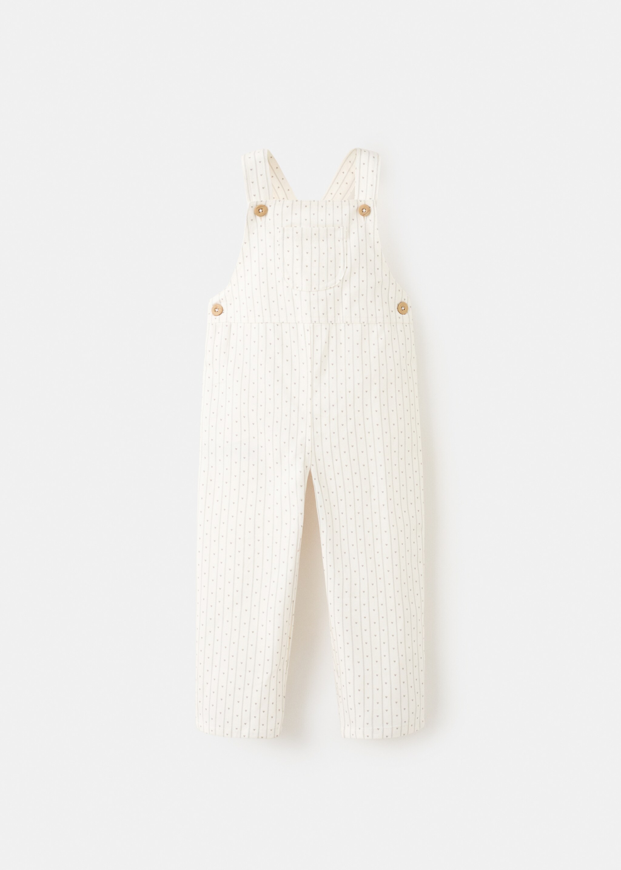 Denim dungarees stripes - Article without model, Off White. Ref: 27094435-00.