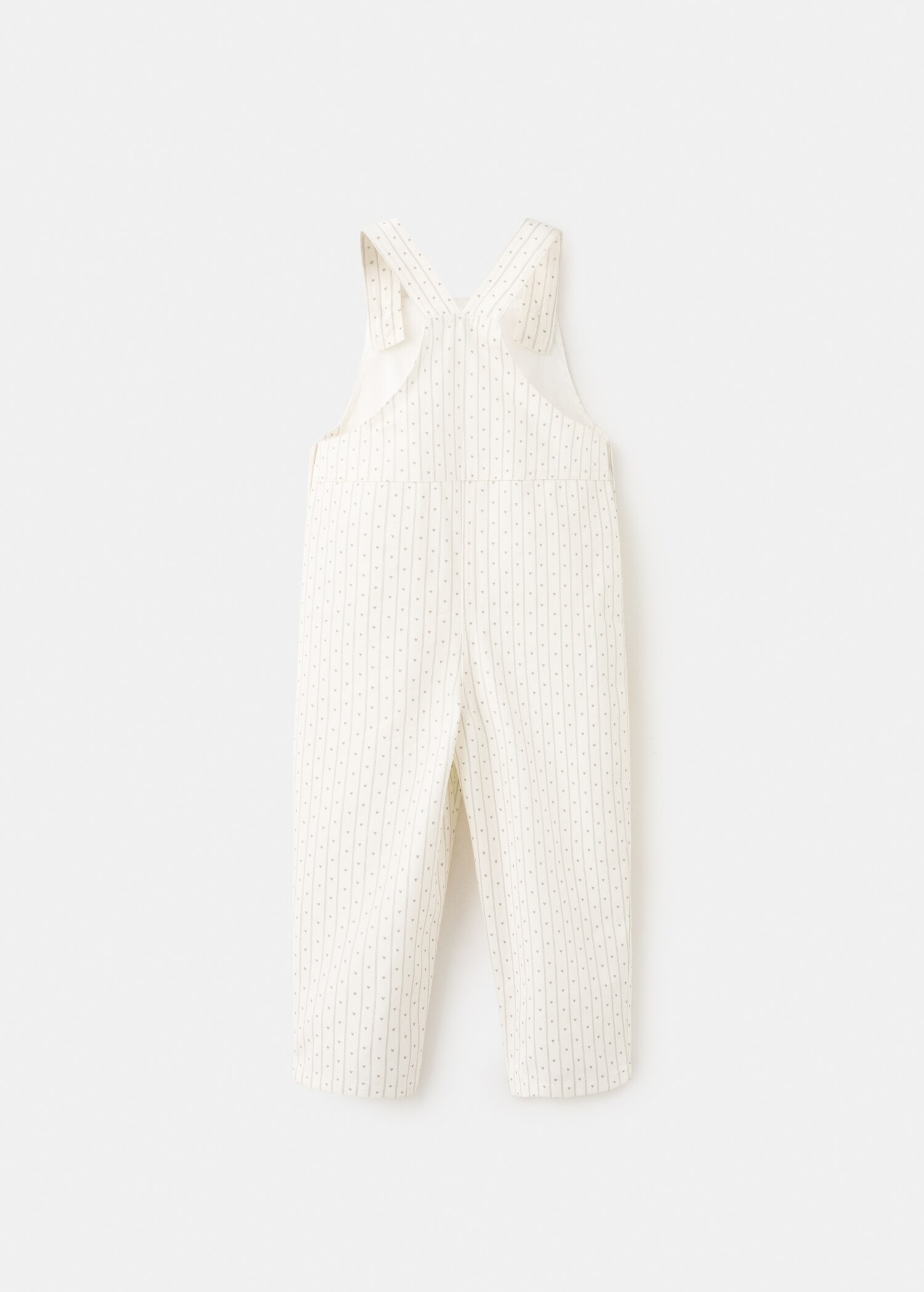 Denim dungarees stripes - Reverse of the article