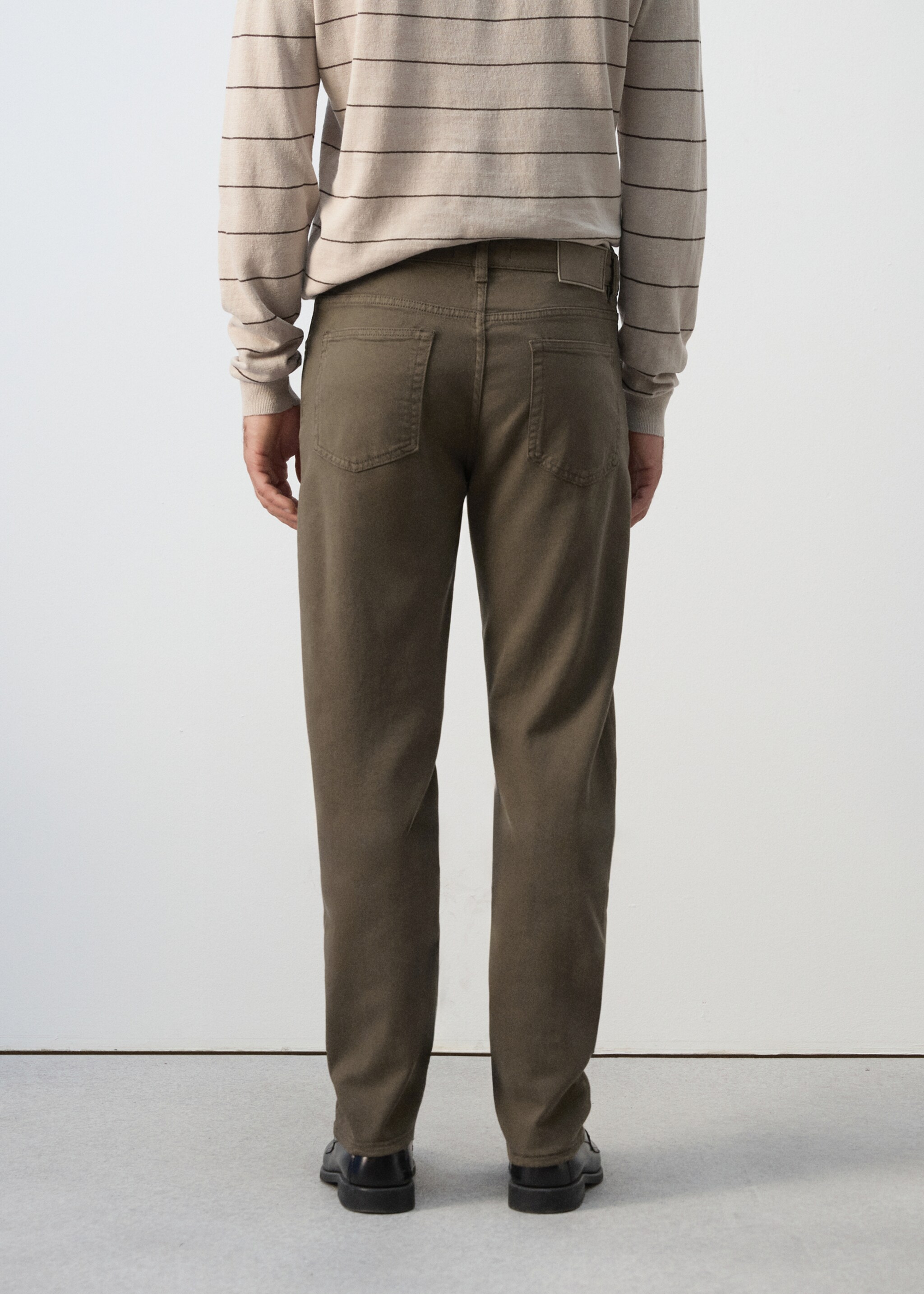 Slim fit Ultra Soft Touch Patrick jeans - Reverse of the article, Khaki. Ref: 27094437-00.