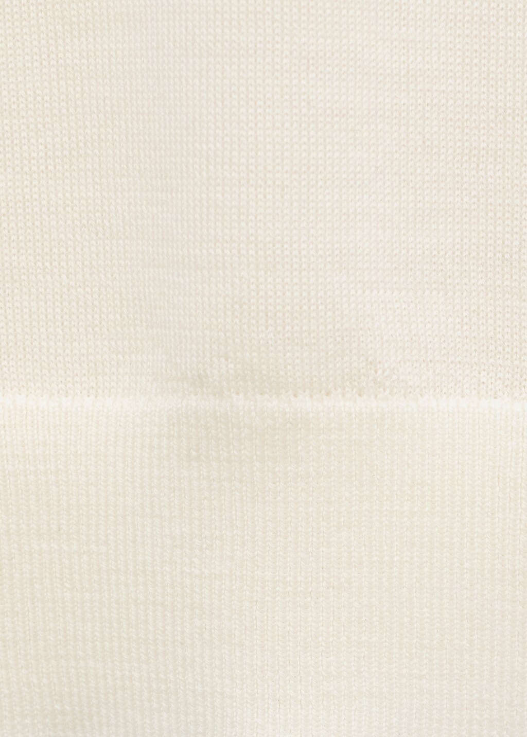 Mango 100% wool round-neck sweater