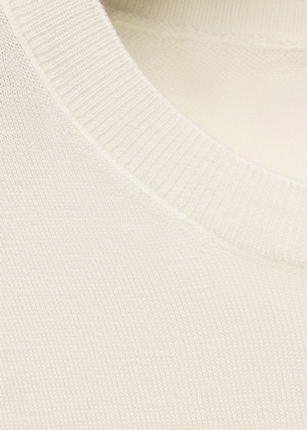 Mango 100% wool round-neck sweater