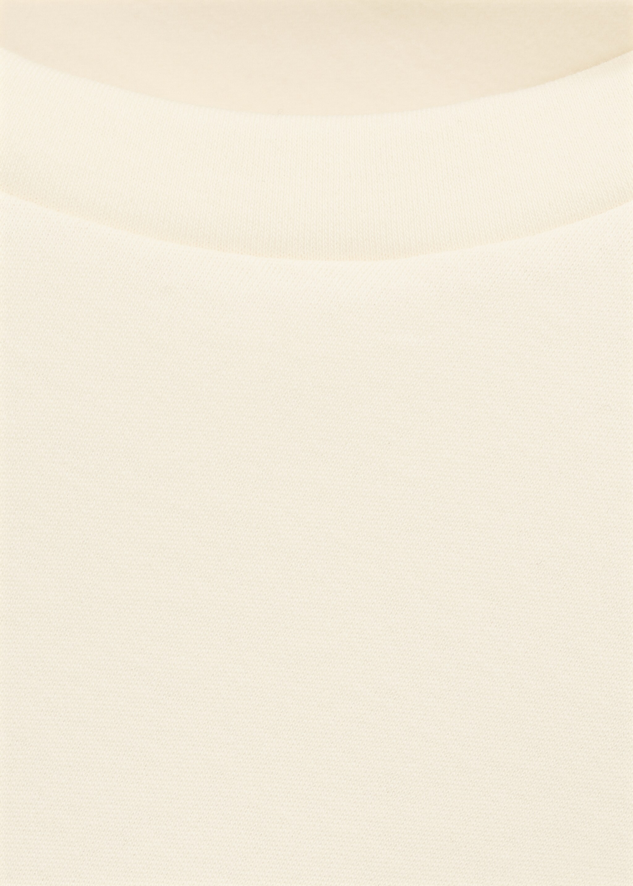 T-shirt coton bas asymétrique - Détail de l'article 8, Vanille. Ref: 27094441-00.