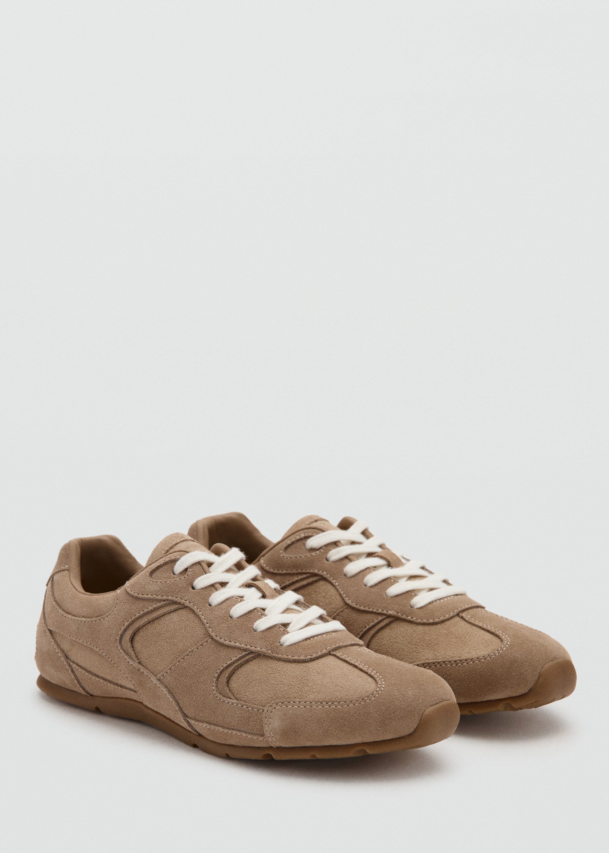 Leather sneakers - Medium plane, Sand. Ref: 27094768-00.