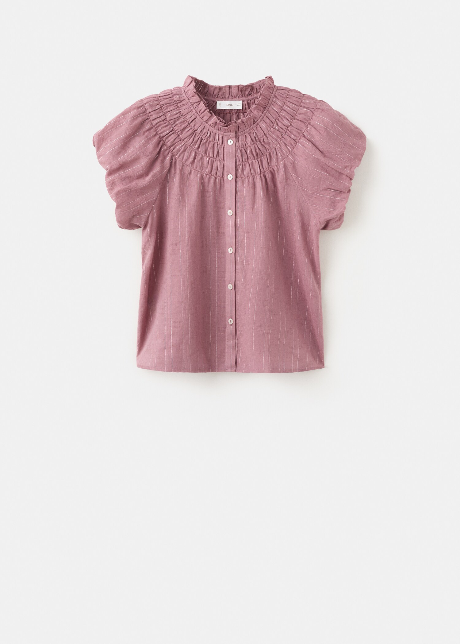 Blusa fluida fruncida - Artículo sin modelo