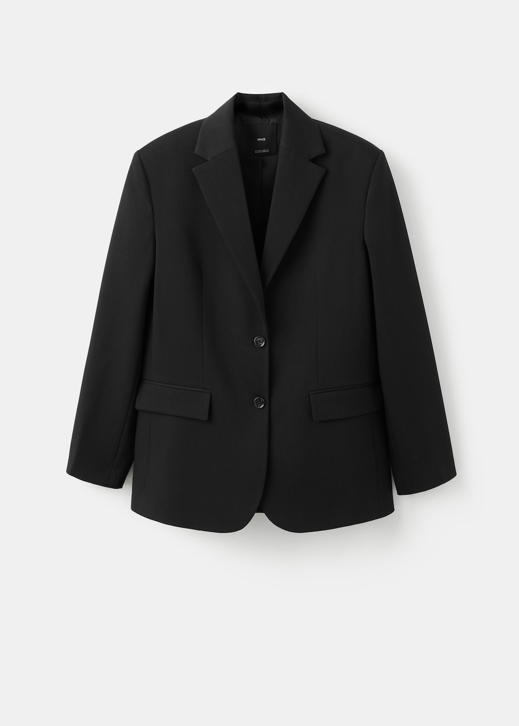 Mango Straight blazer with flap pockets thumbnail
