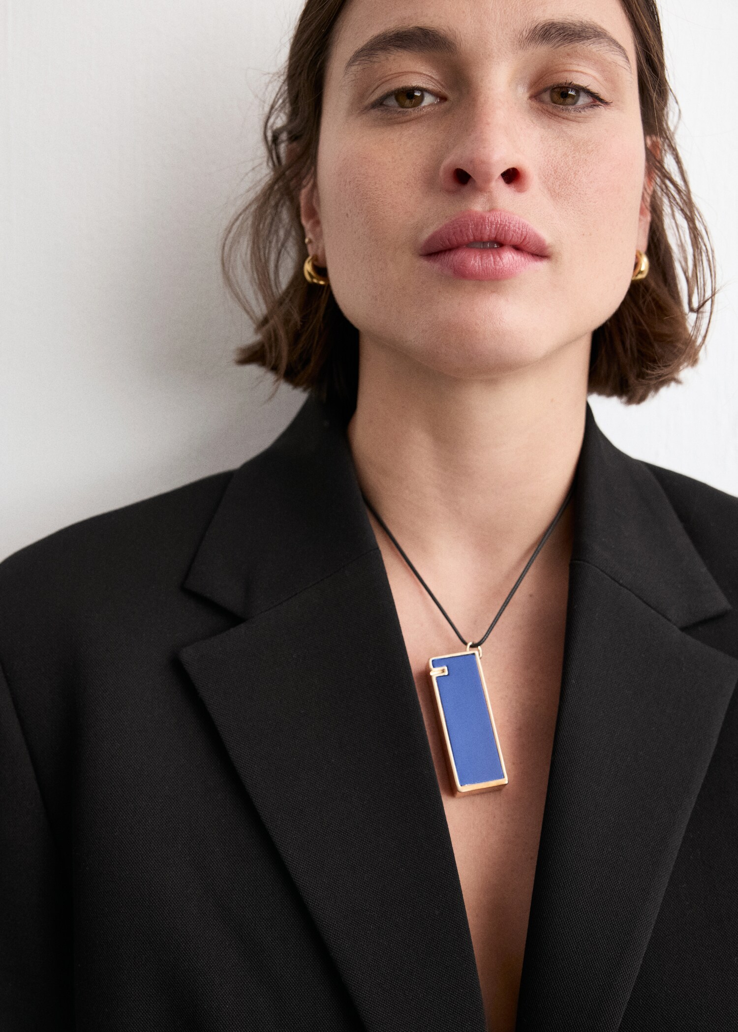 Rovný blejzr s kapsami s patkou - Detail zboží 4