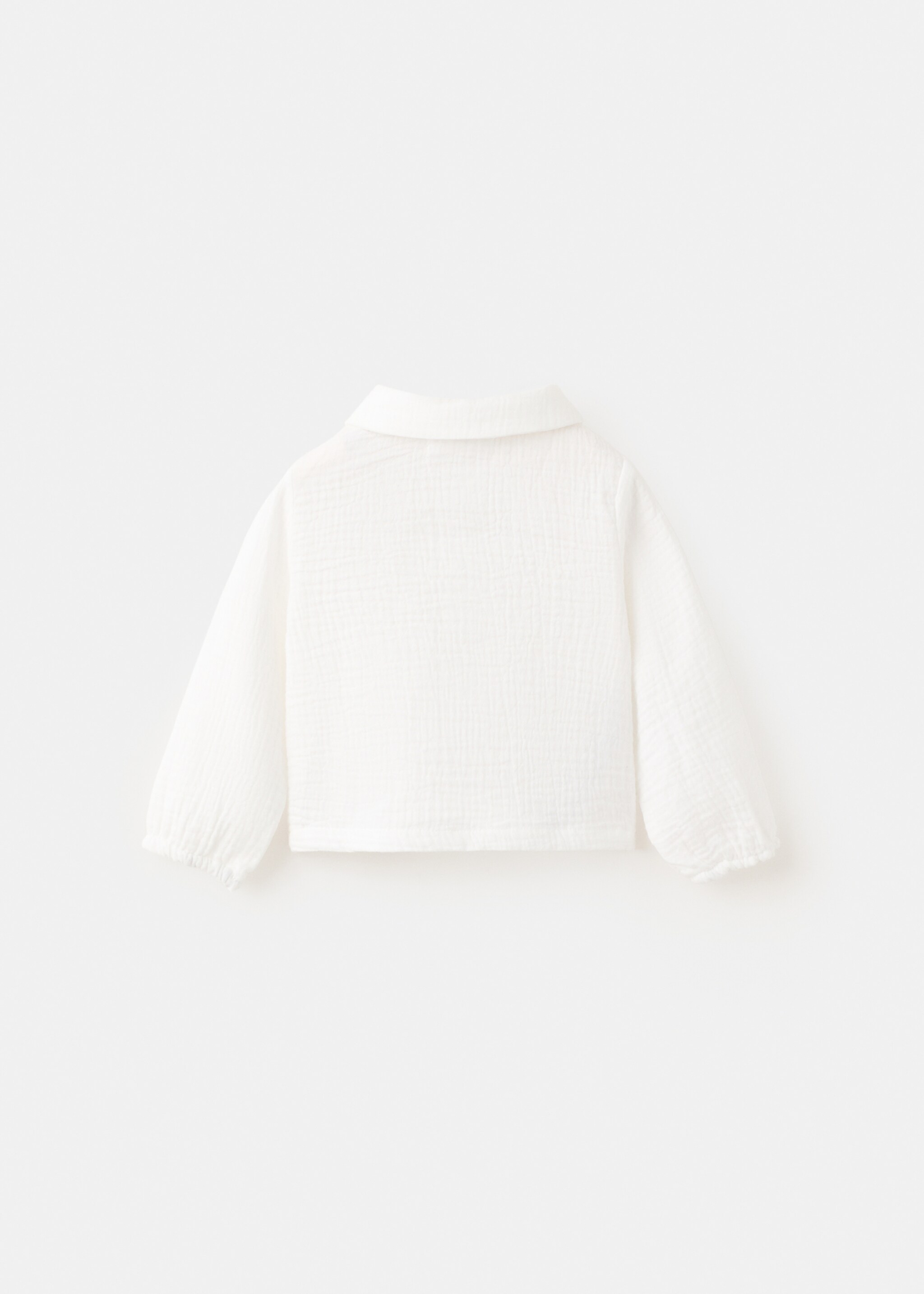 Cotton polo shirt - Reverse of the article, Off White. Ref: 27094779-00.