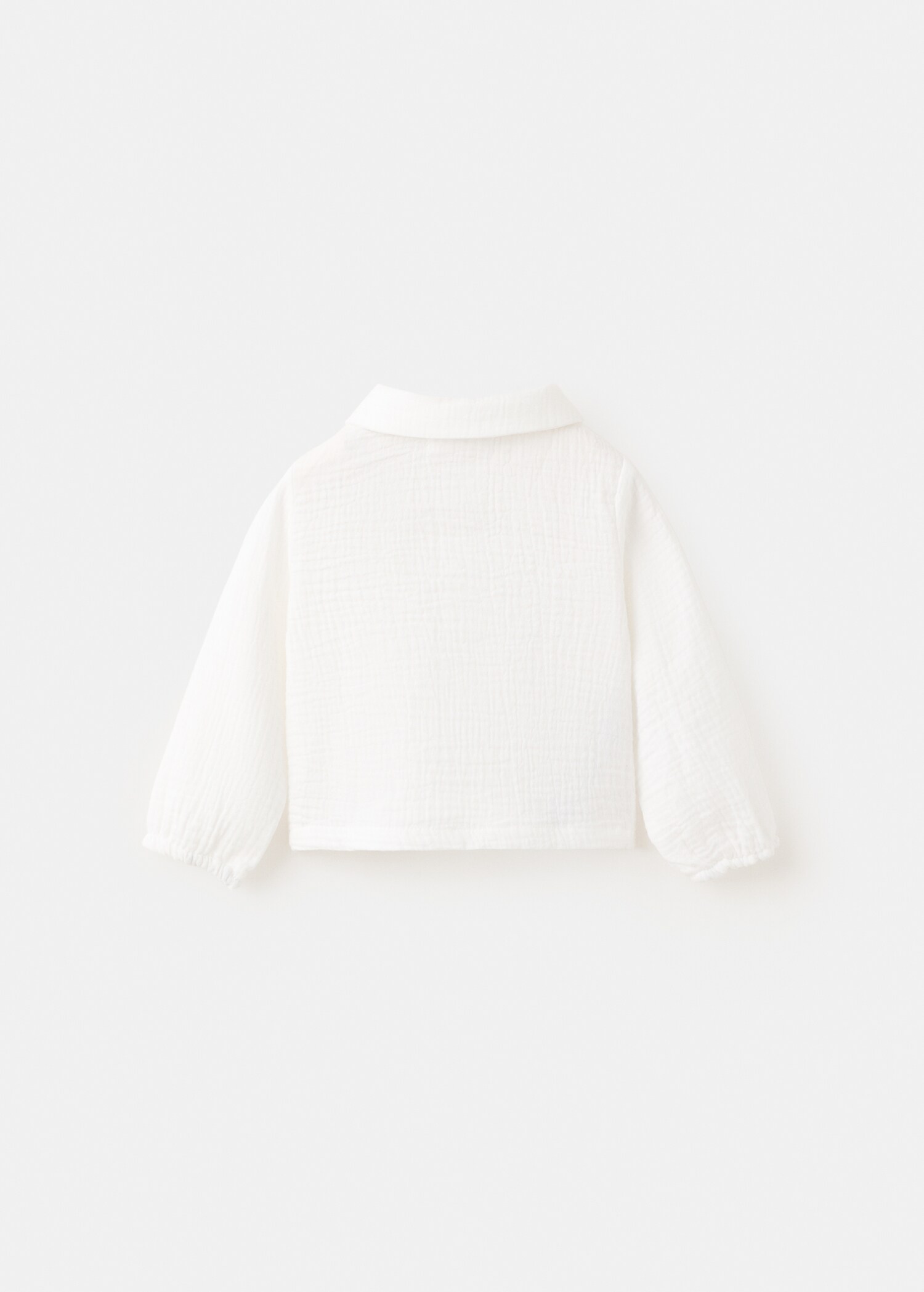 Cotton polo shirt - Reverse of the article