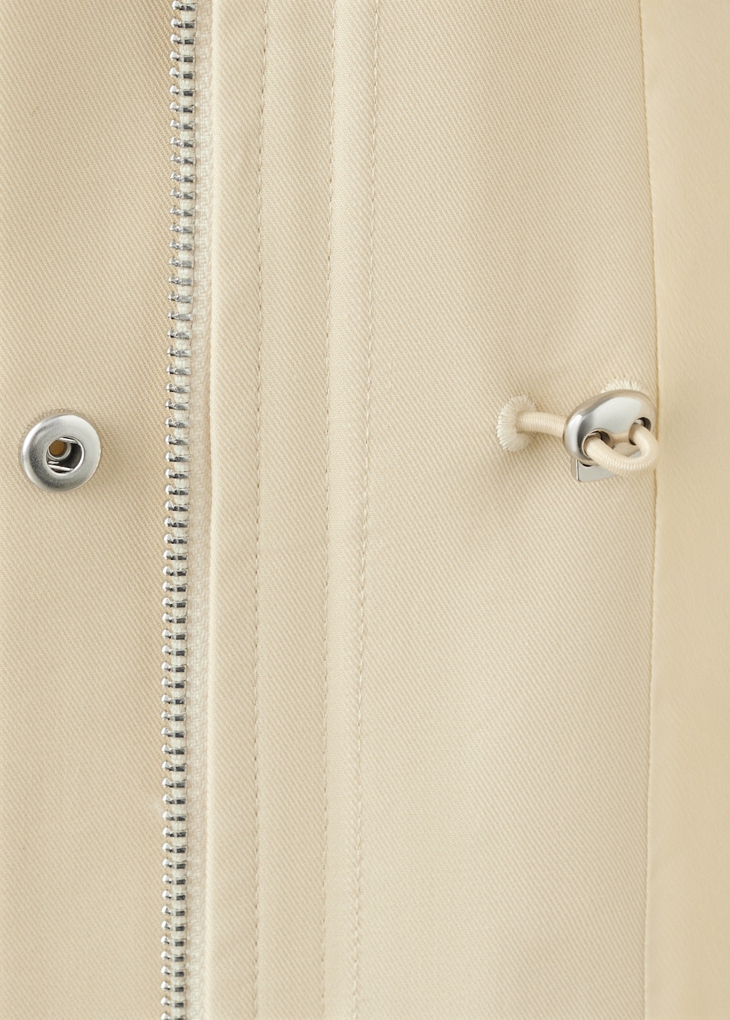Oversized parka with pockets - image 5