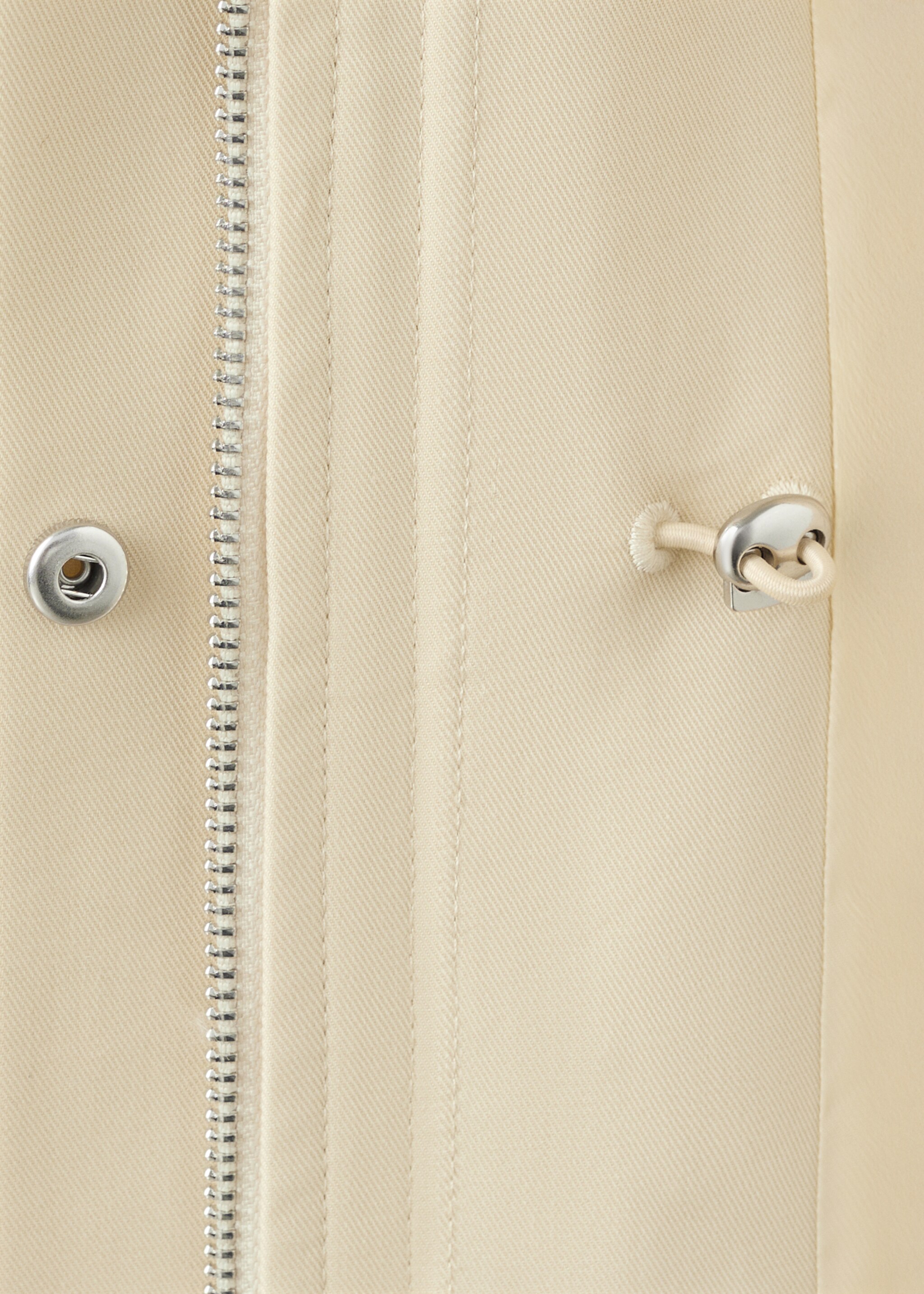 Parka jean oversize avec poches - Détail de l'article 0, Écru. Ref: 27094780-00.