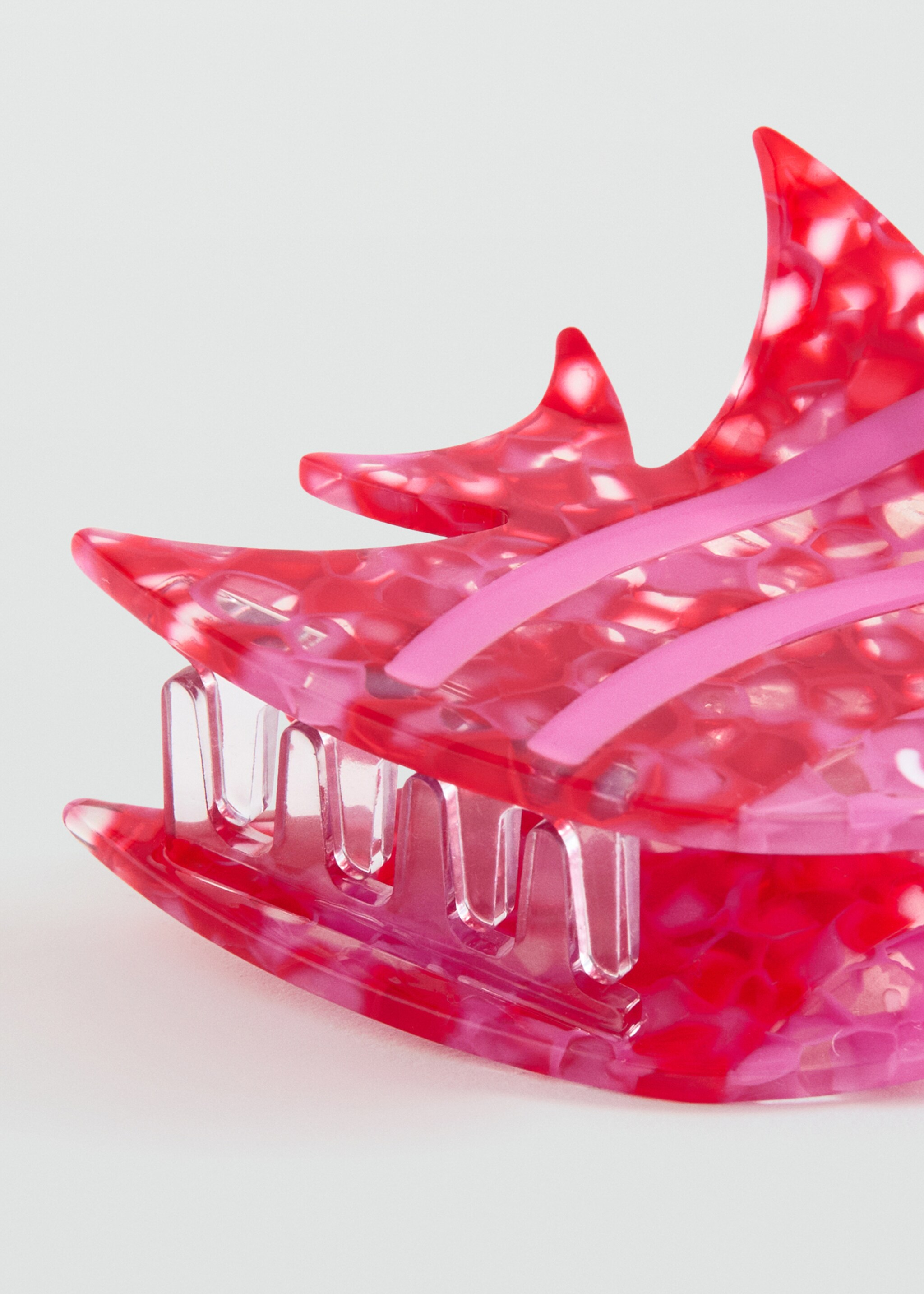 Fish hair clip - Medium plane, Red. Ref: 27094781-00.