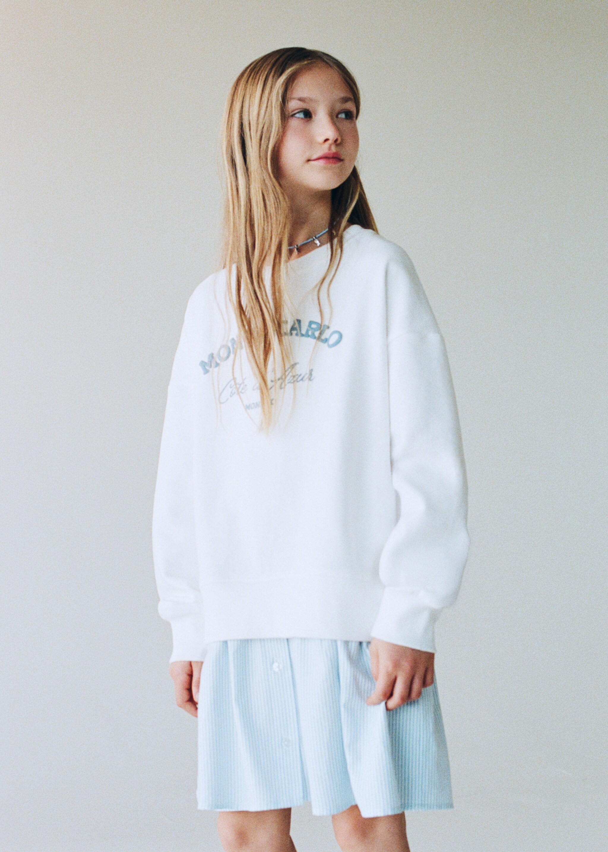 Message sweatshirt dress - Details of the article 5, Off White. Ref: 27095143-00.
