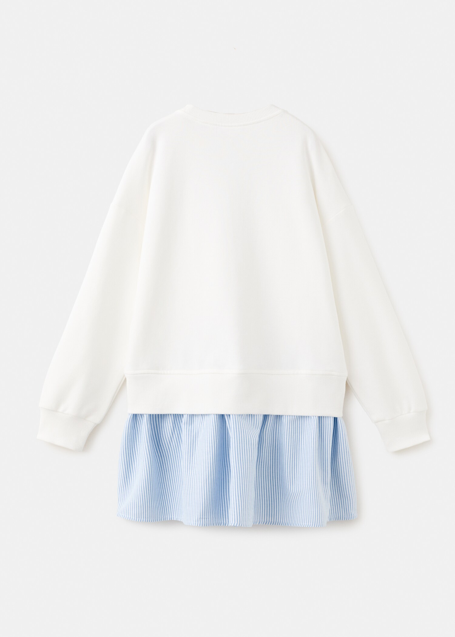 Robe sweat-shirt message - Verso de l’article