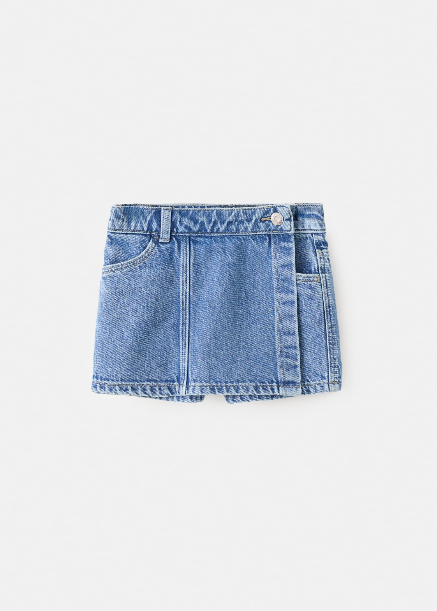 Denim skirt trousers - Article without model