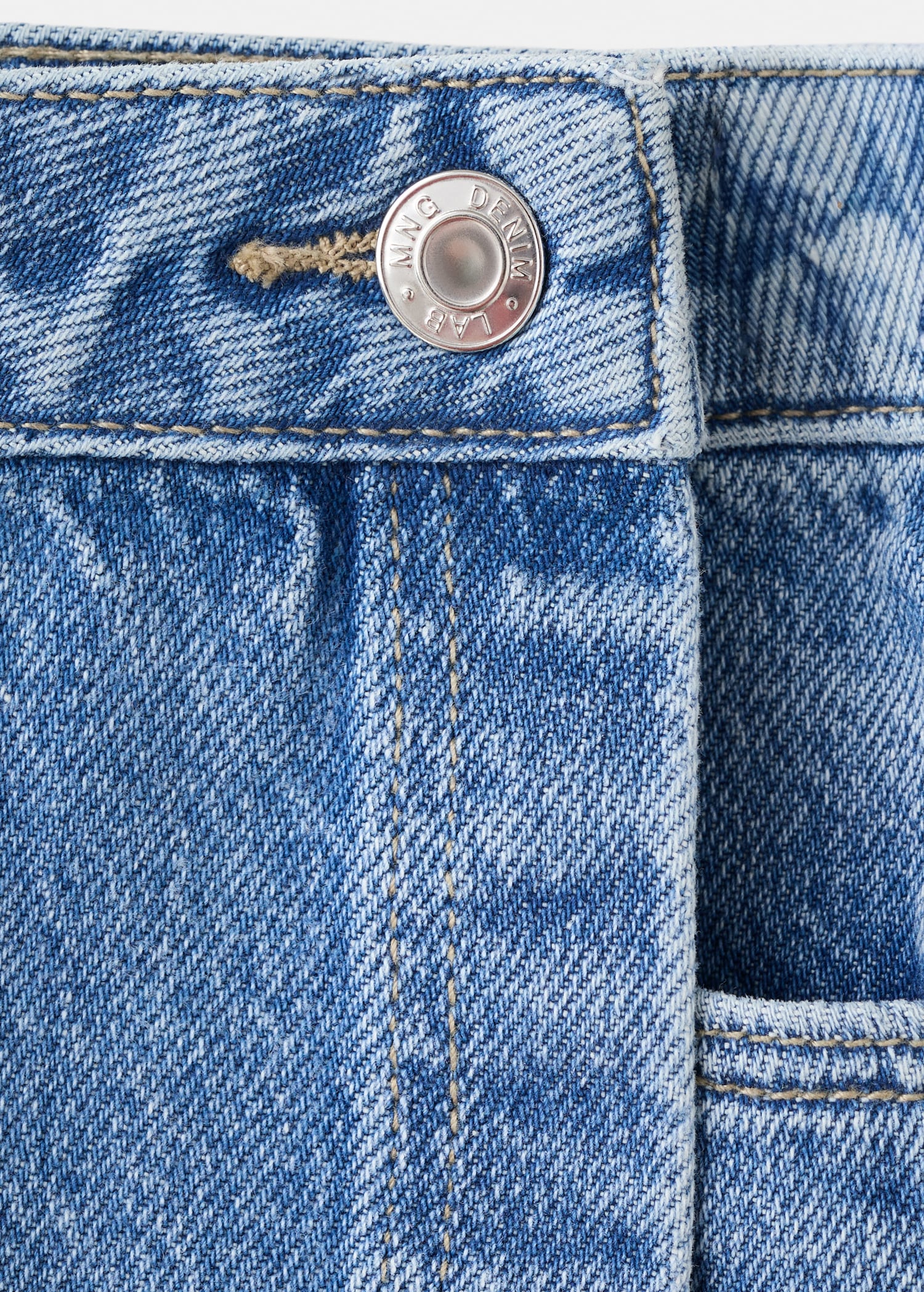 Denim skirt trousers - Details of the article 8