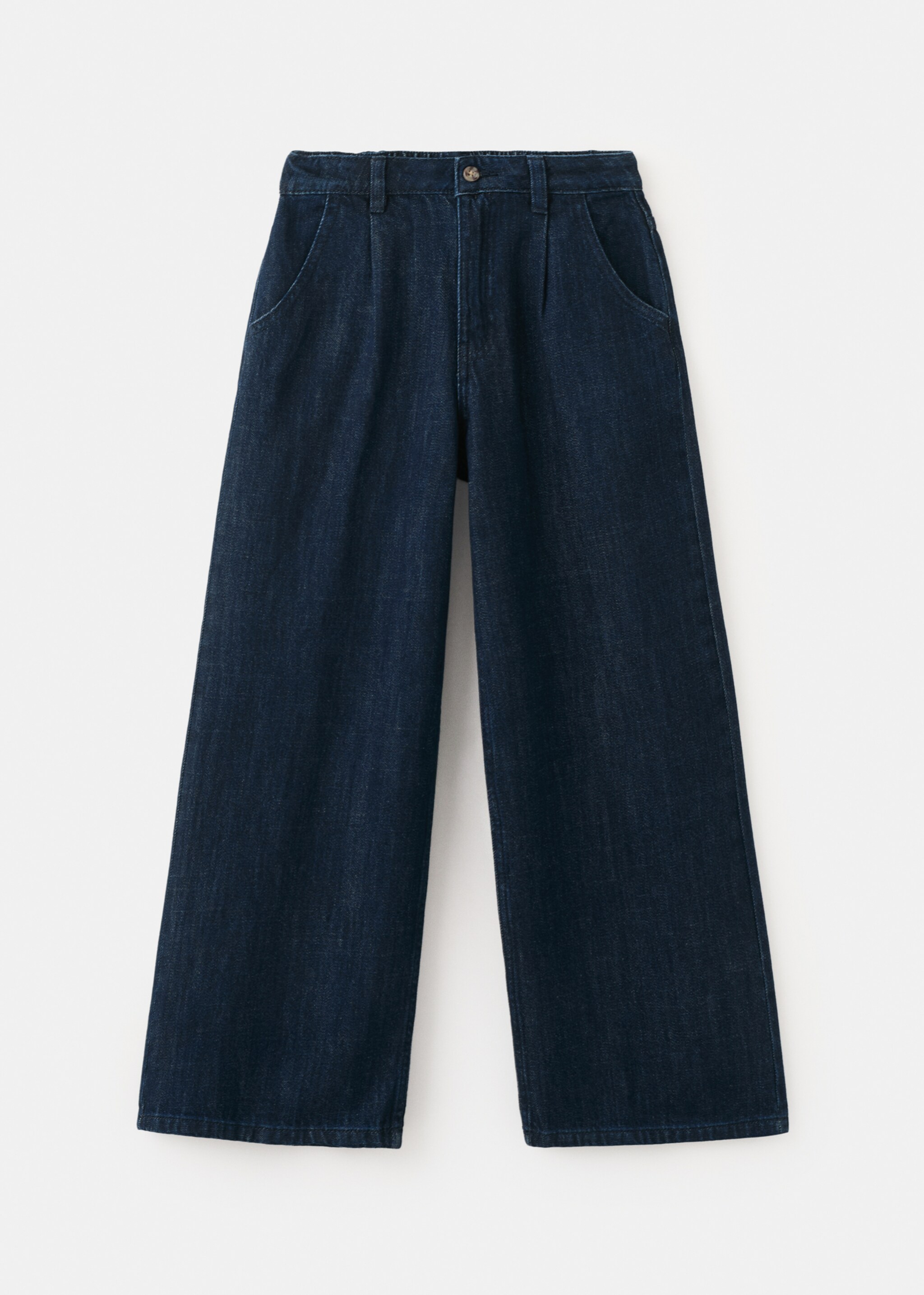 Wide Leg-Jeans - Artikel ohne Model, Dunkelblau. Ref: 27095147-00.
