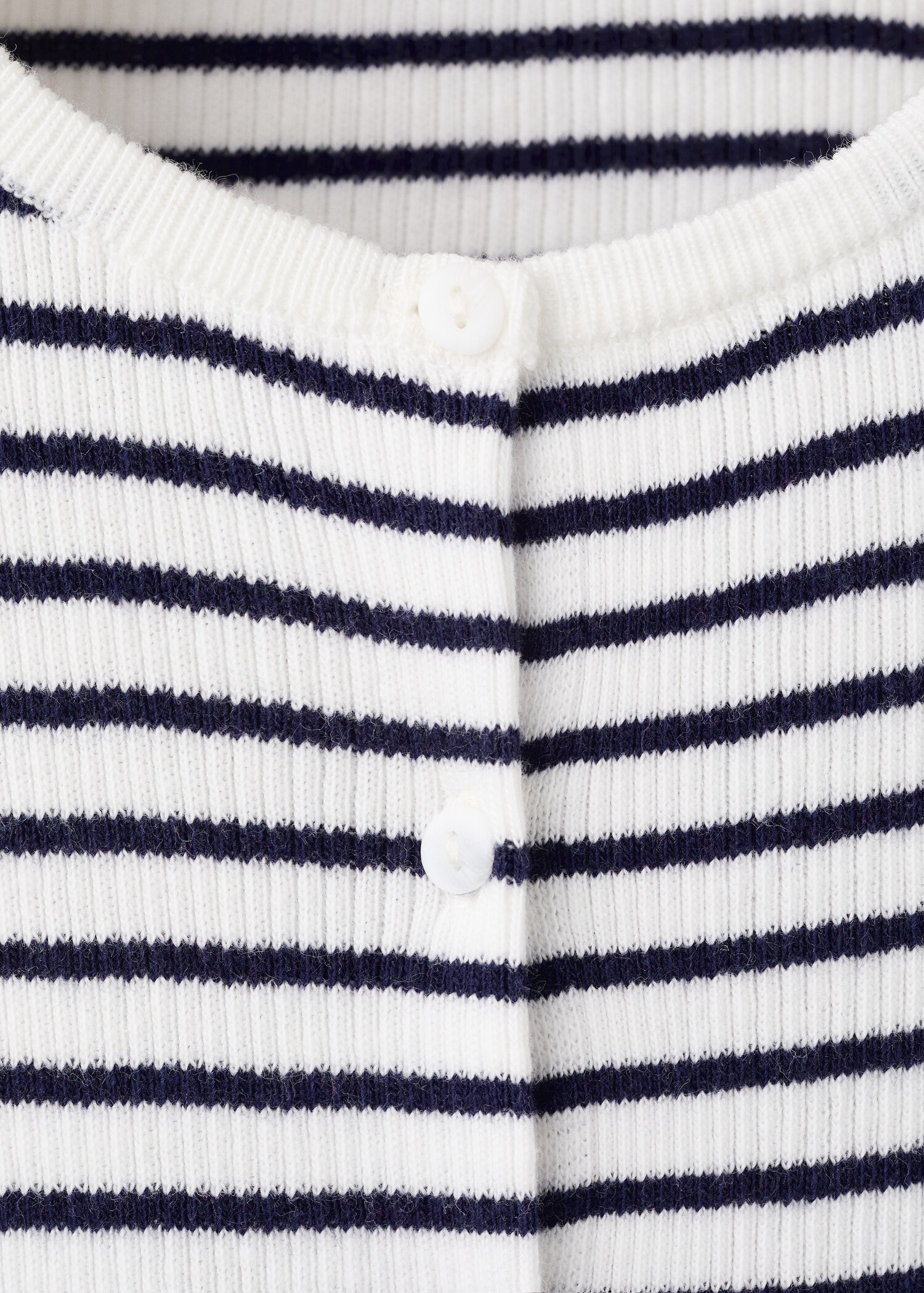 Striped knitted cardigan - Details of the article 8