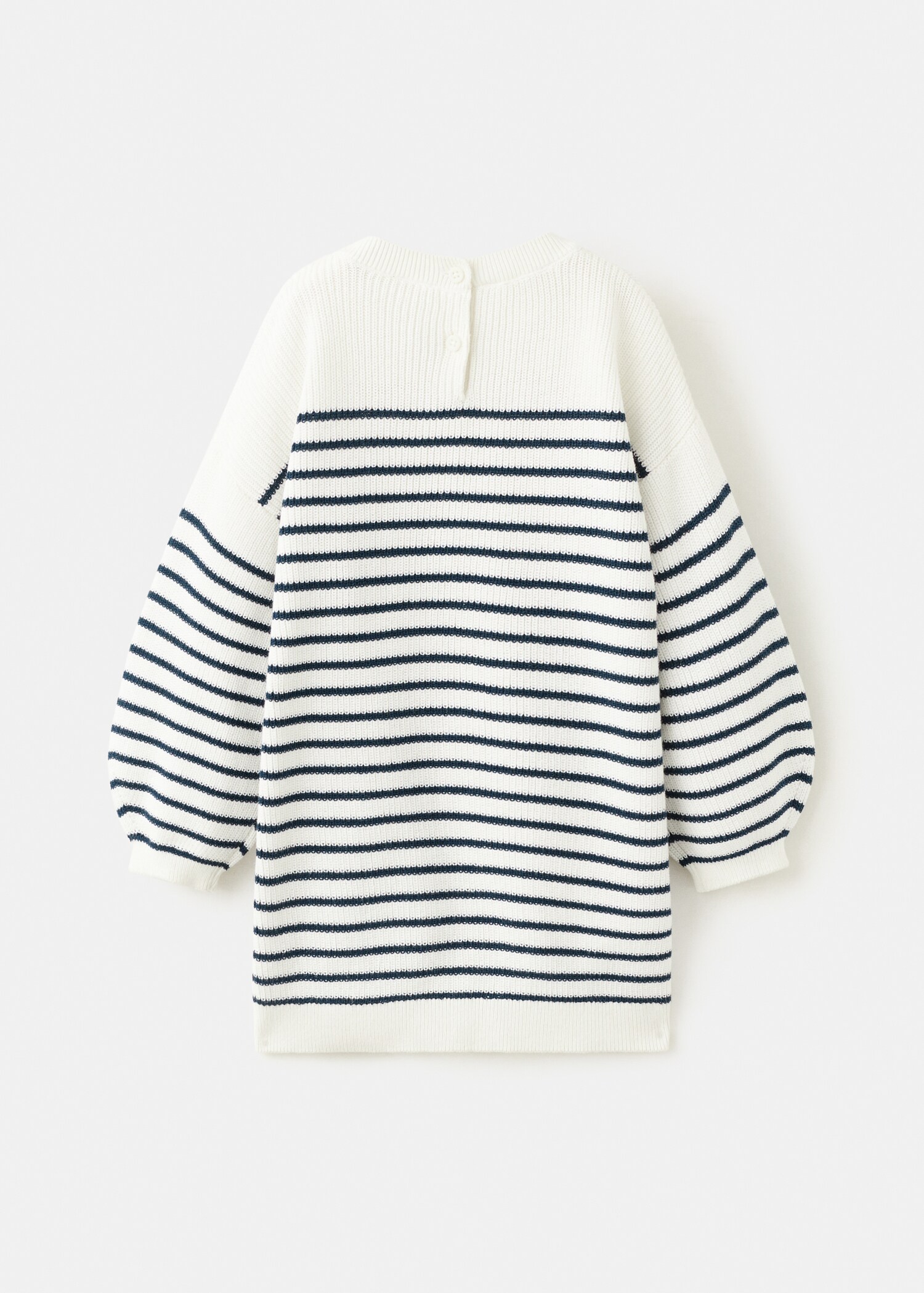 Úpletové midi šaty - Zadní strana zboží