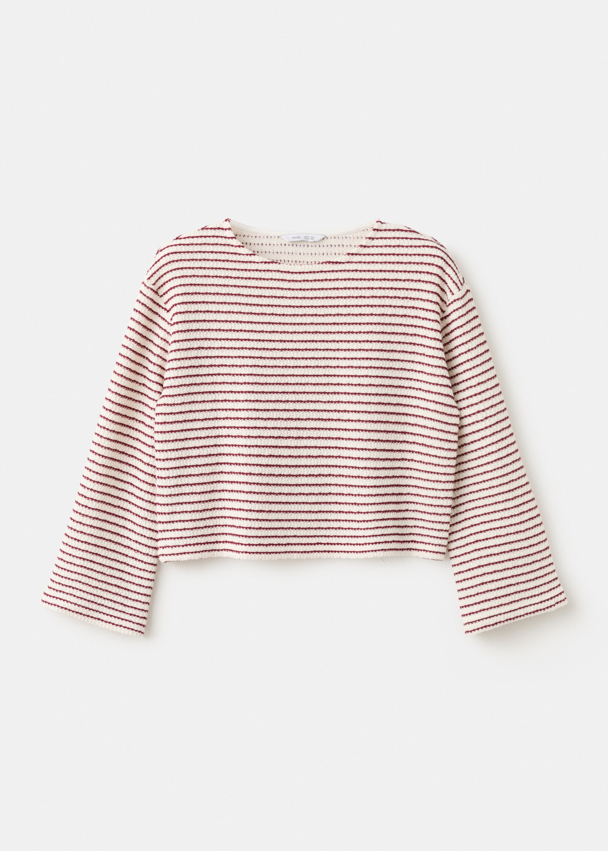 Pull-over maille crop - Article sans modèle, Rouge. Ref: 27095154-00.