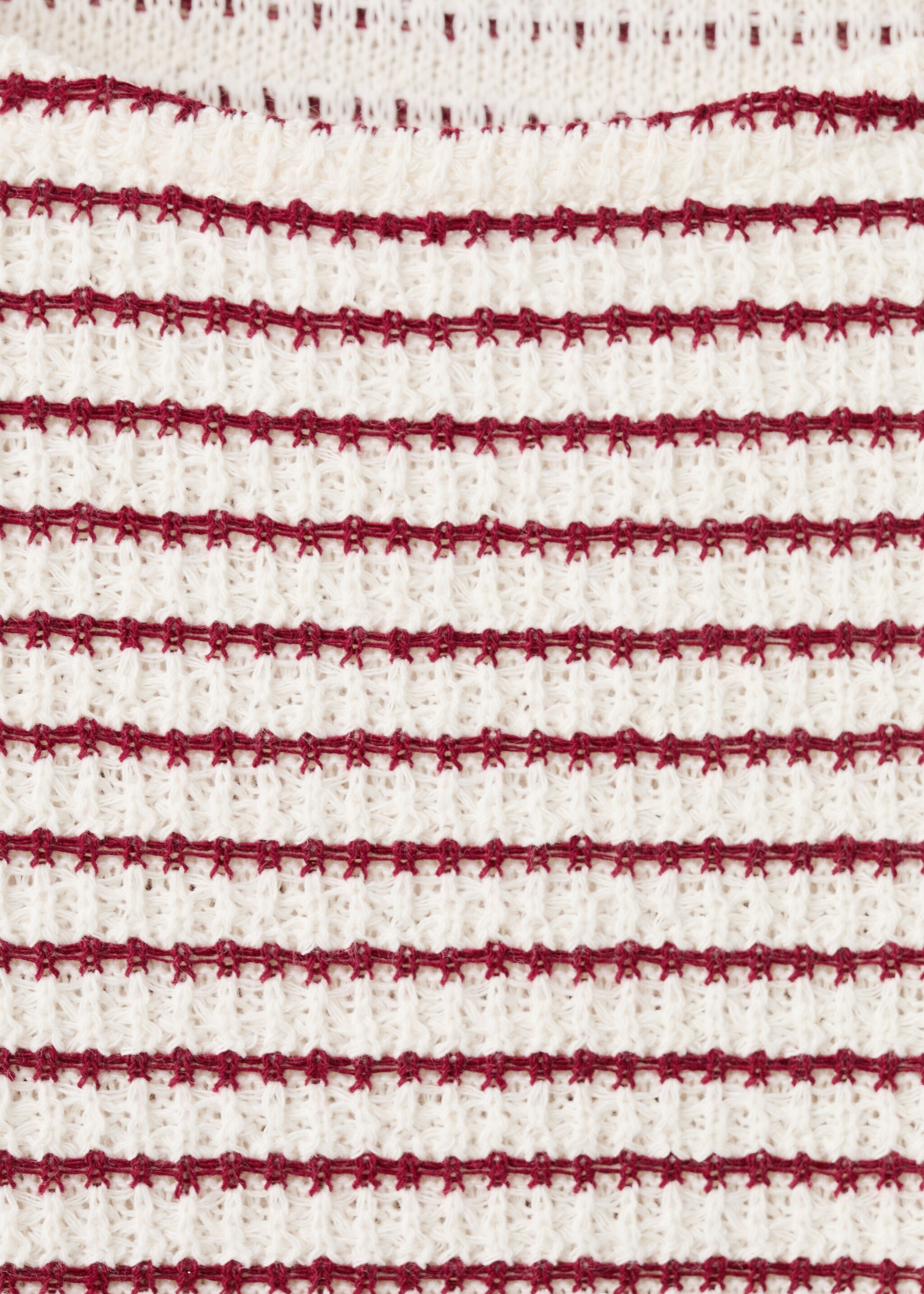 Pull-over maille crop - Détail de l'article 0, Rouge. Ref: 27095154-00.