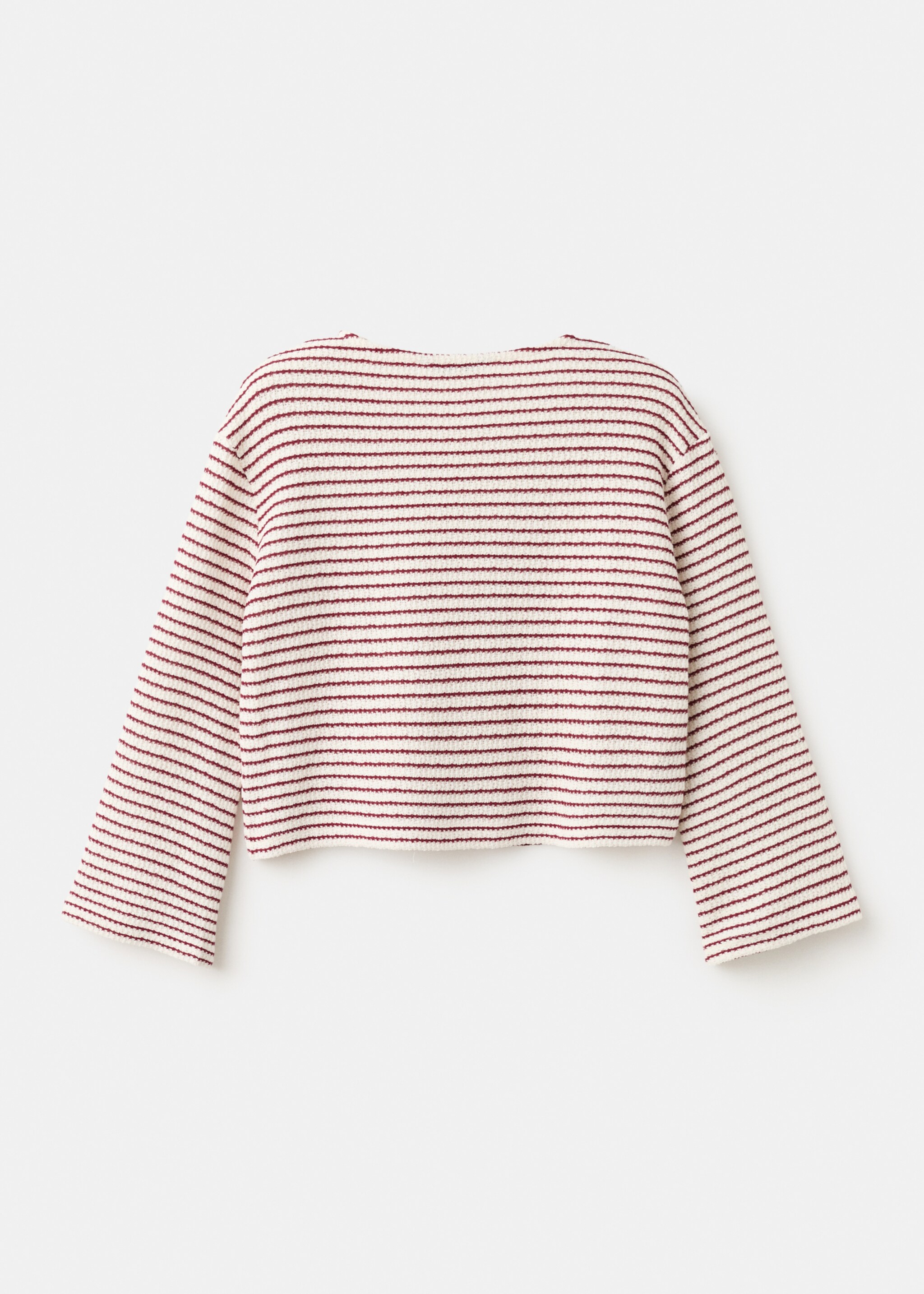 Pull-over maille crop - Verso de l’article, Rouge. Ref: 27095154-00.