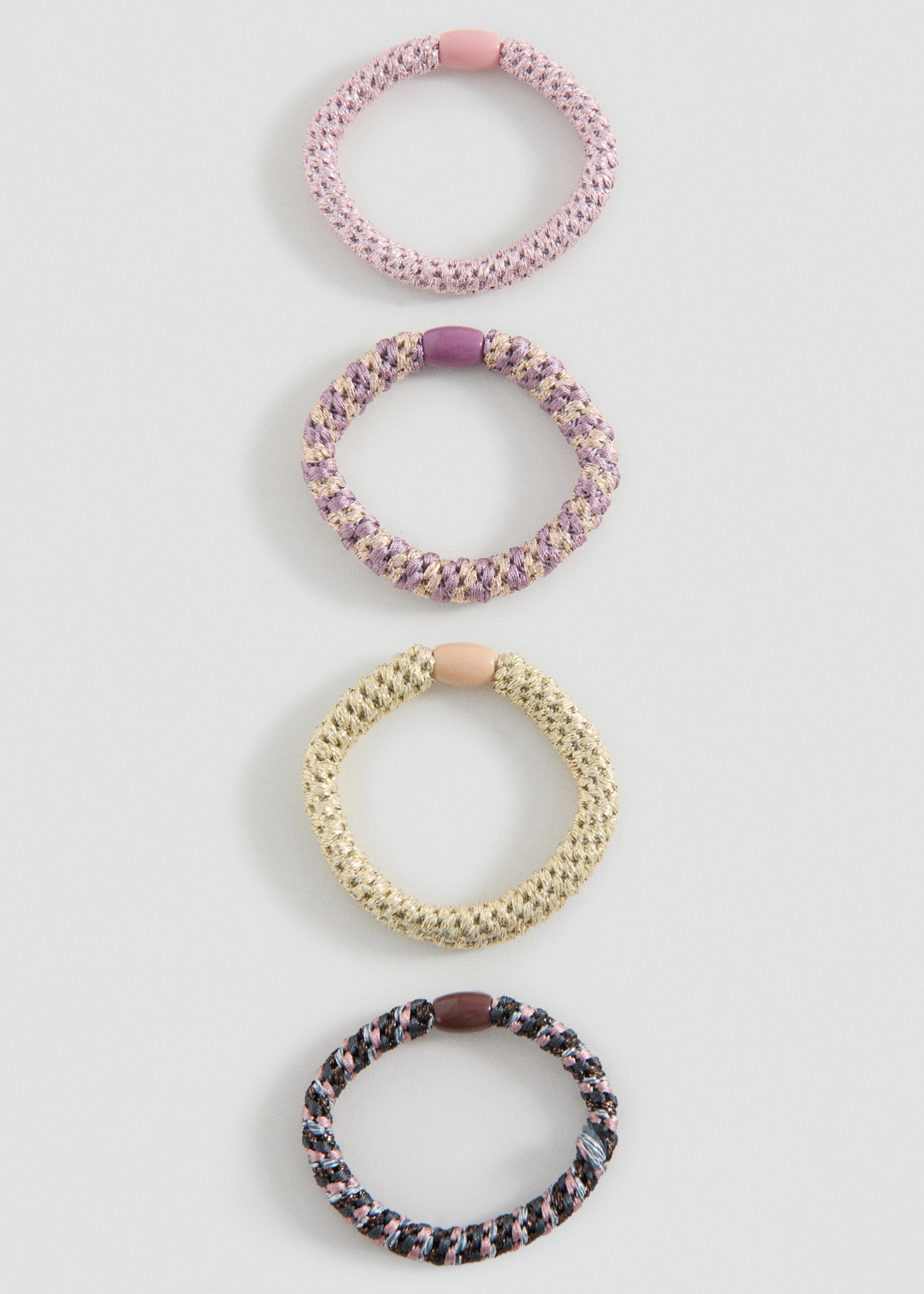 Pack 4 gomes cabells - Article sense model, Rosa pastel. Ref: 27095161-00.